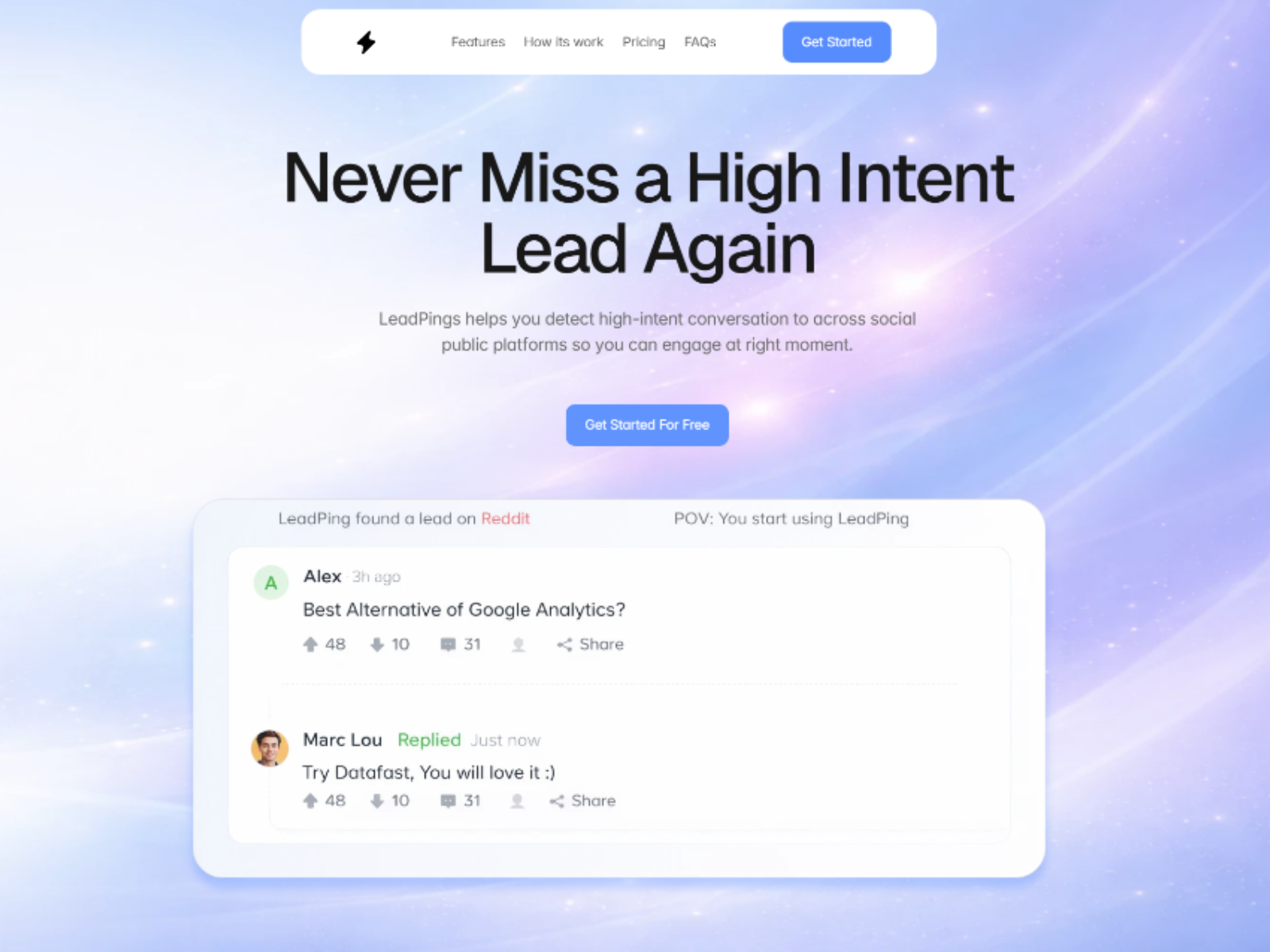 Screenshot 1 of LeadPing