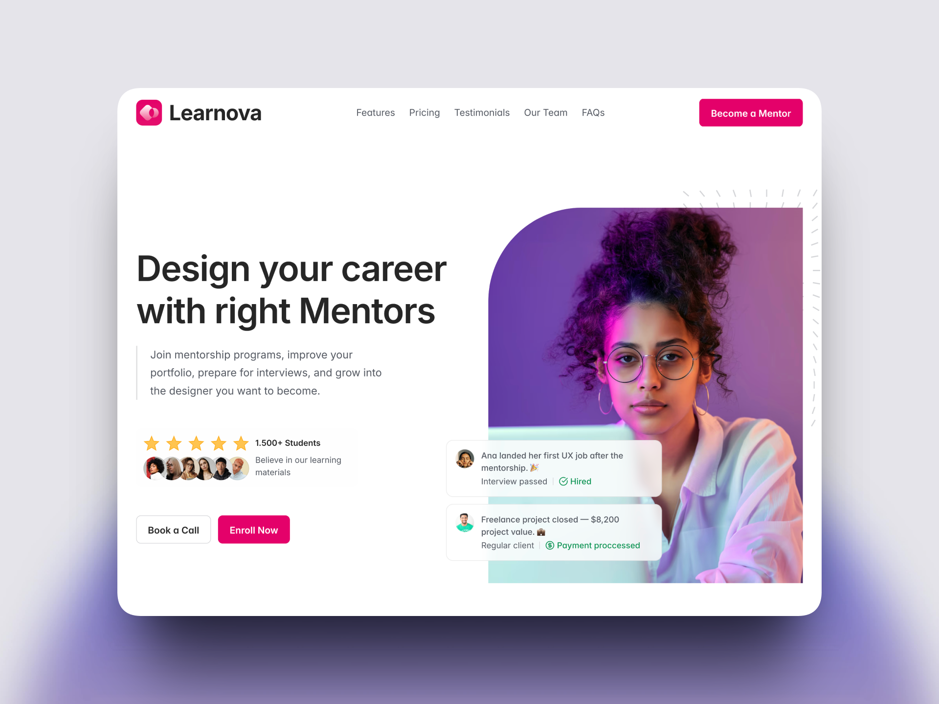 Screenshot 1 of Learnova Hub