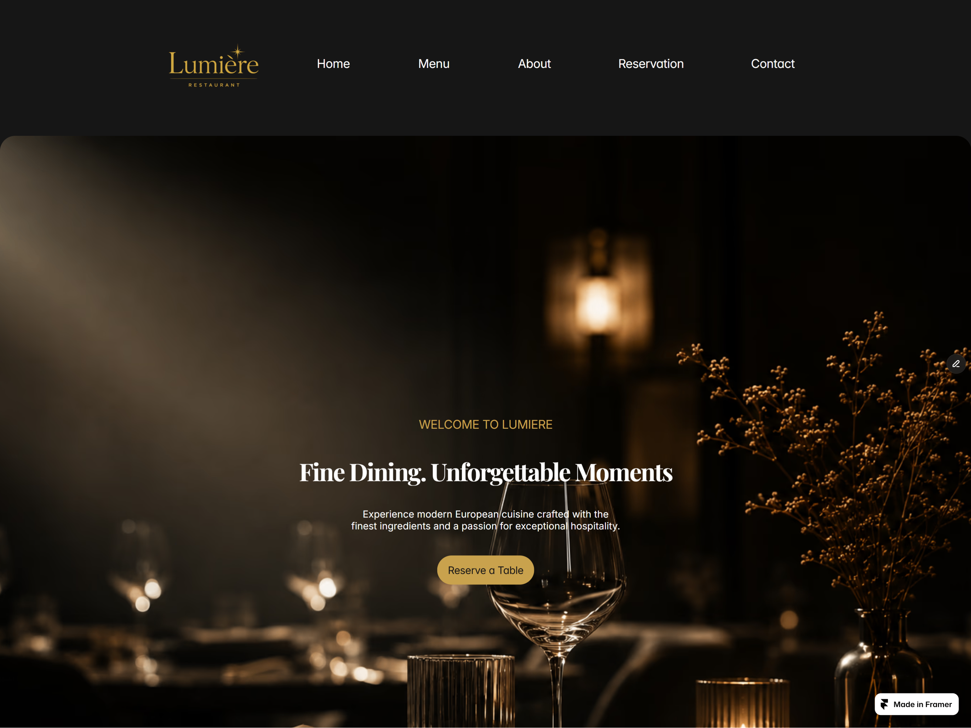 Screenshot 1 of LemiereRestaurant