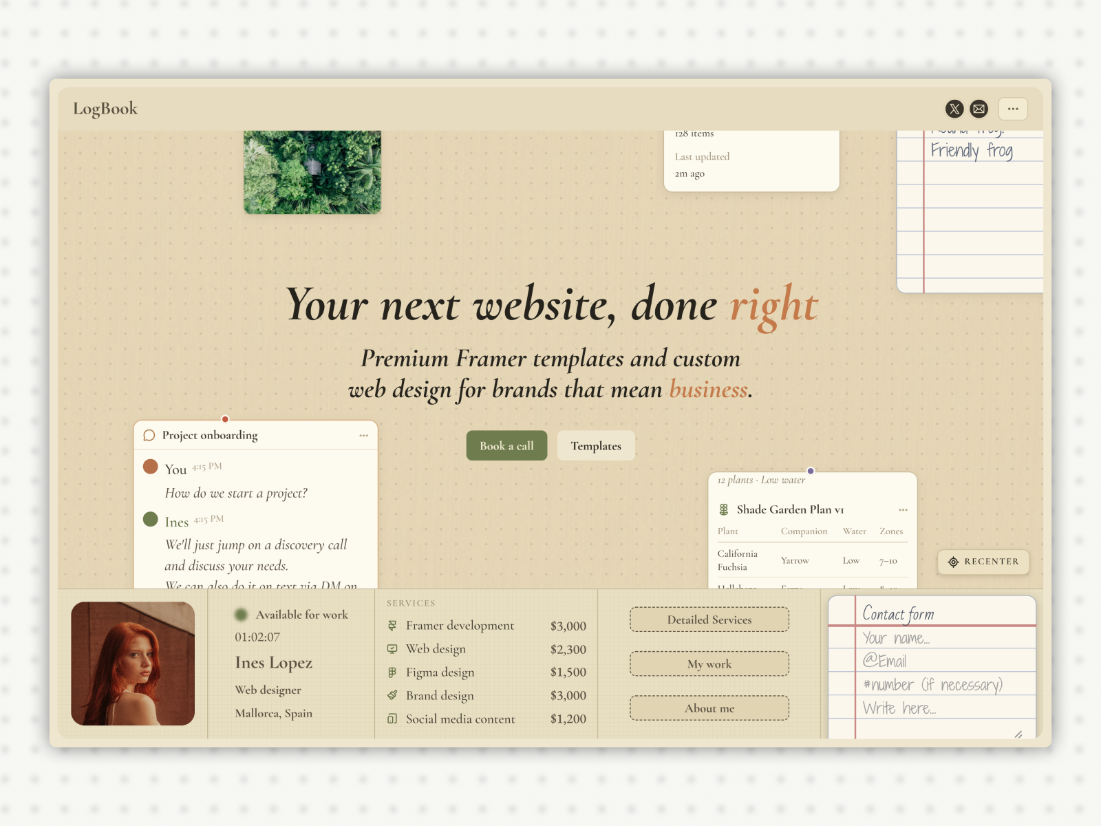 Screenshot 1 of LogFolio