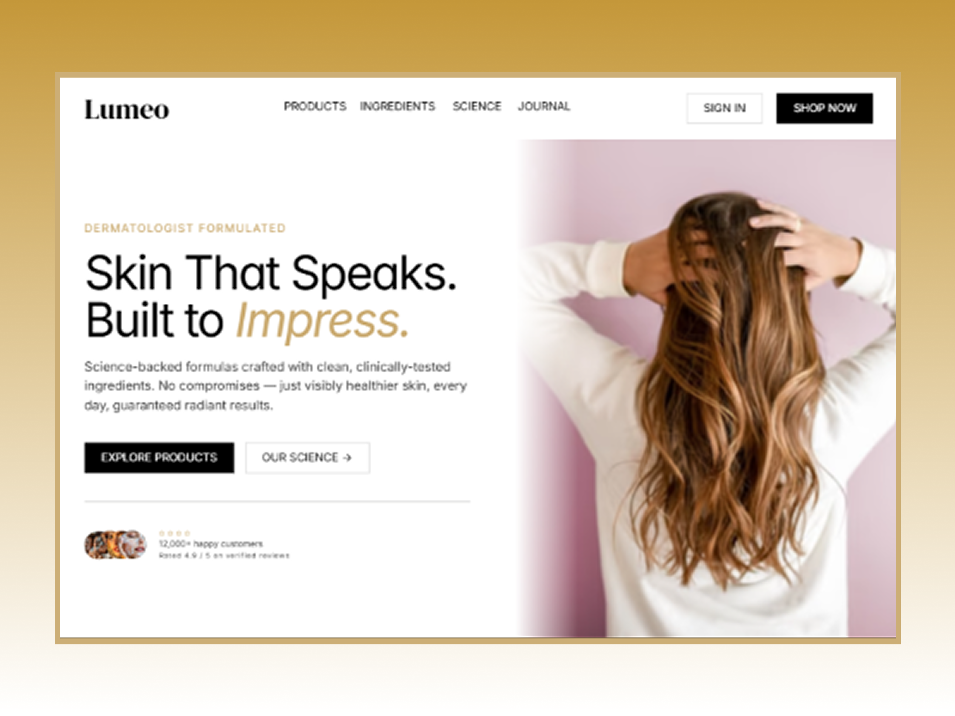Screenshot 1 of Lumeo — Skincare