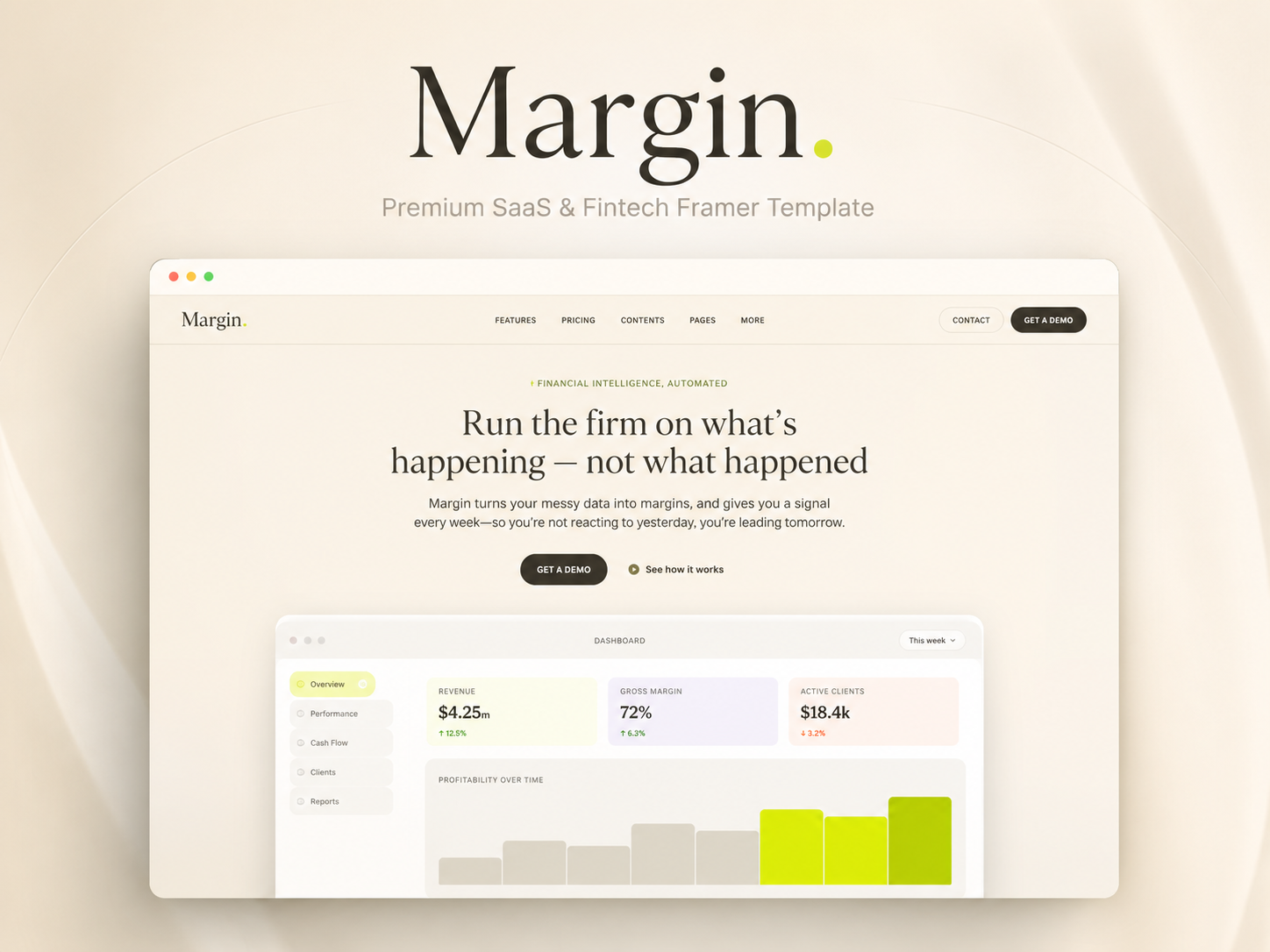 Screenshot 1 of Margin Intelligence