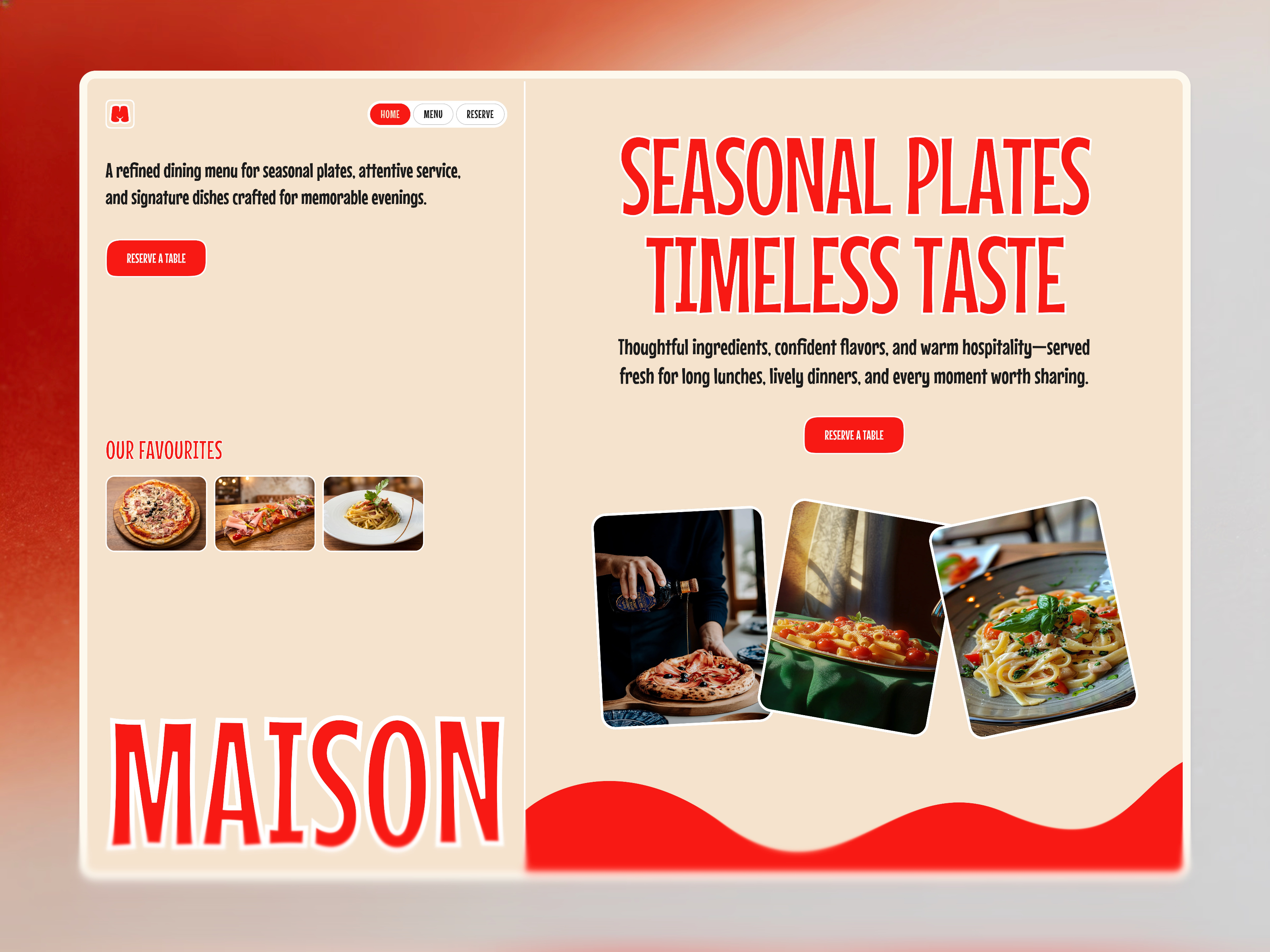 Screenshot 1 of Menu Maison
