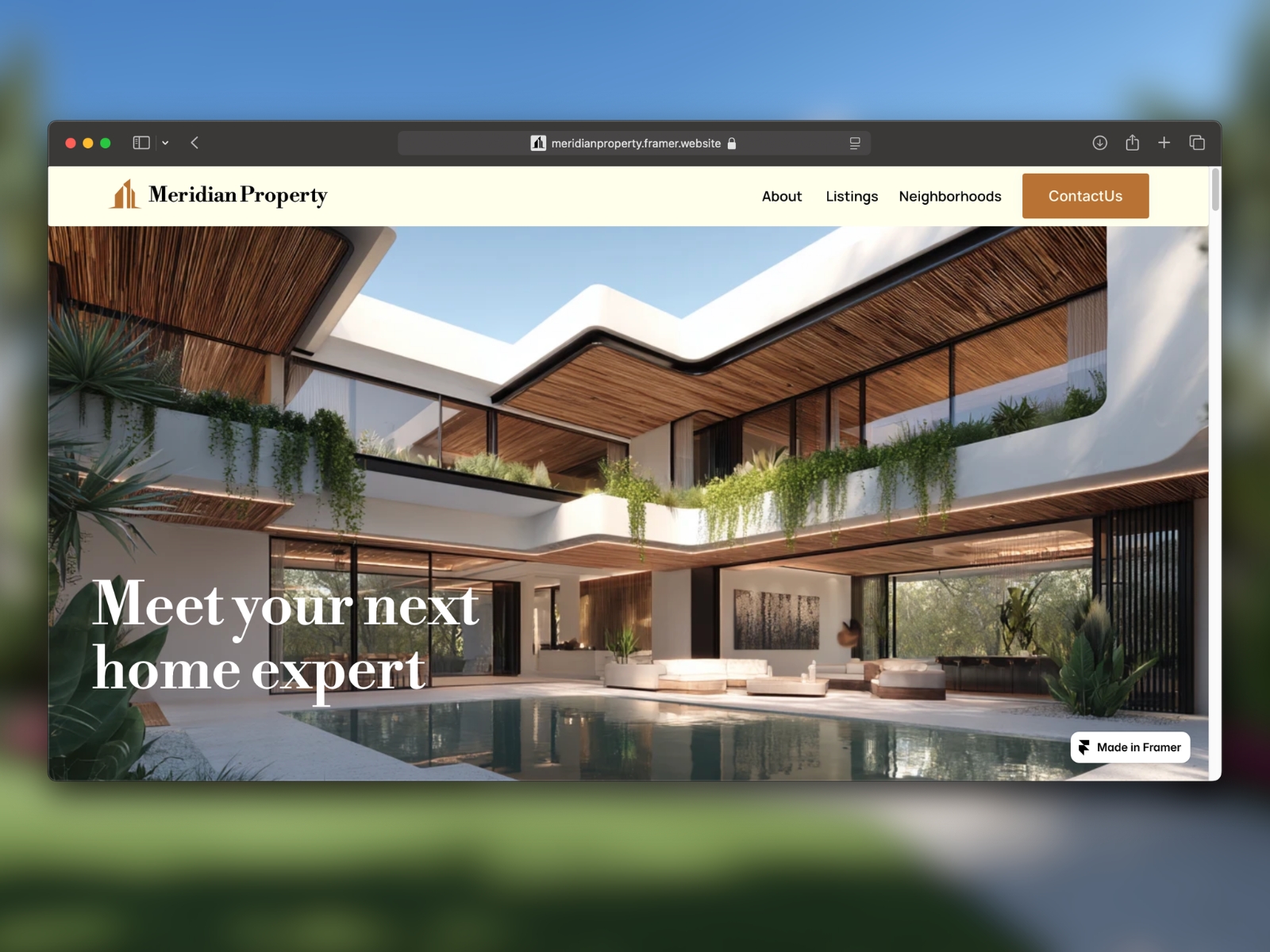 Screenshot 1 of Meridian Property
