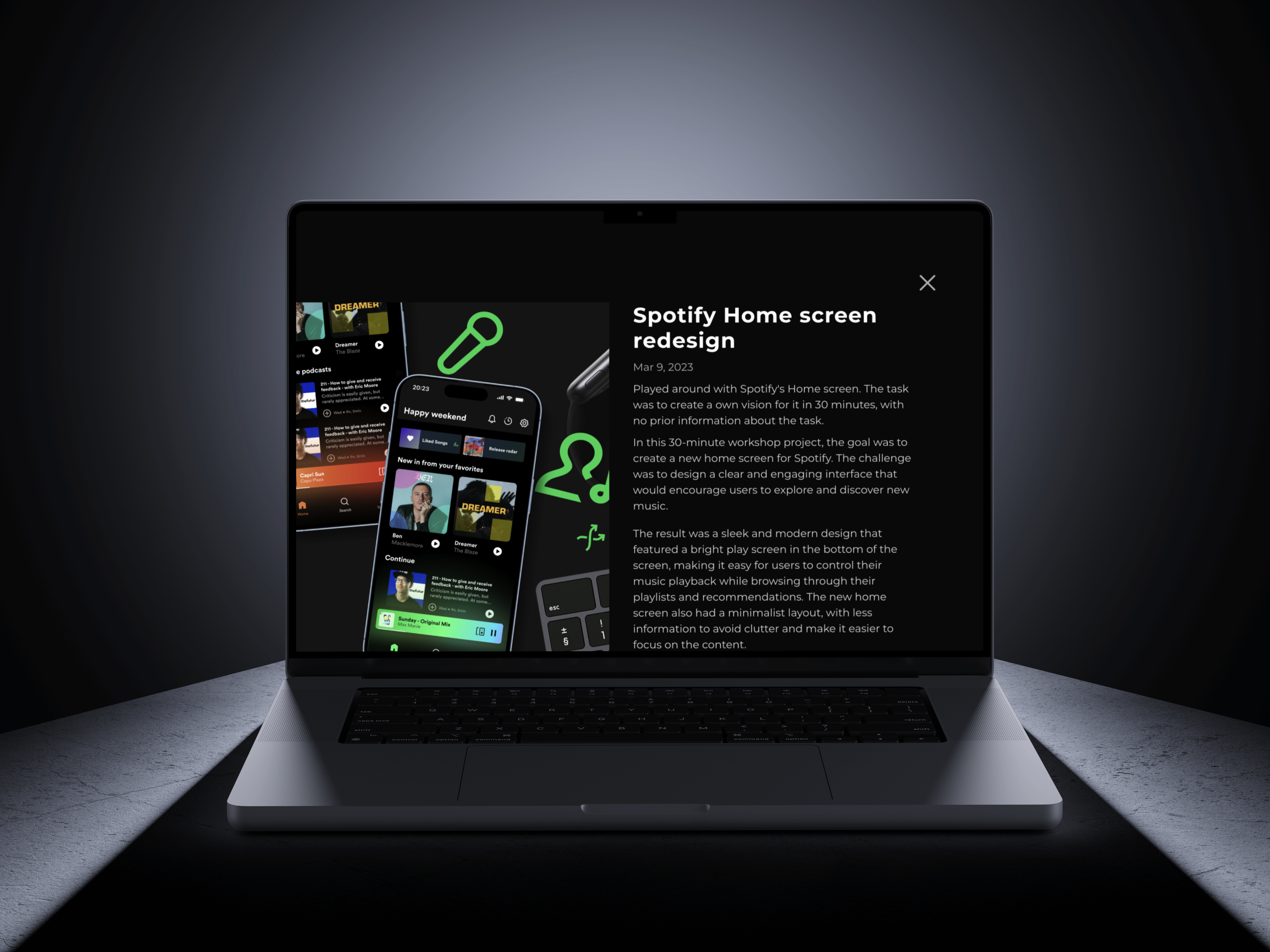 Screenshot 3 of Personal Site/Resume