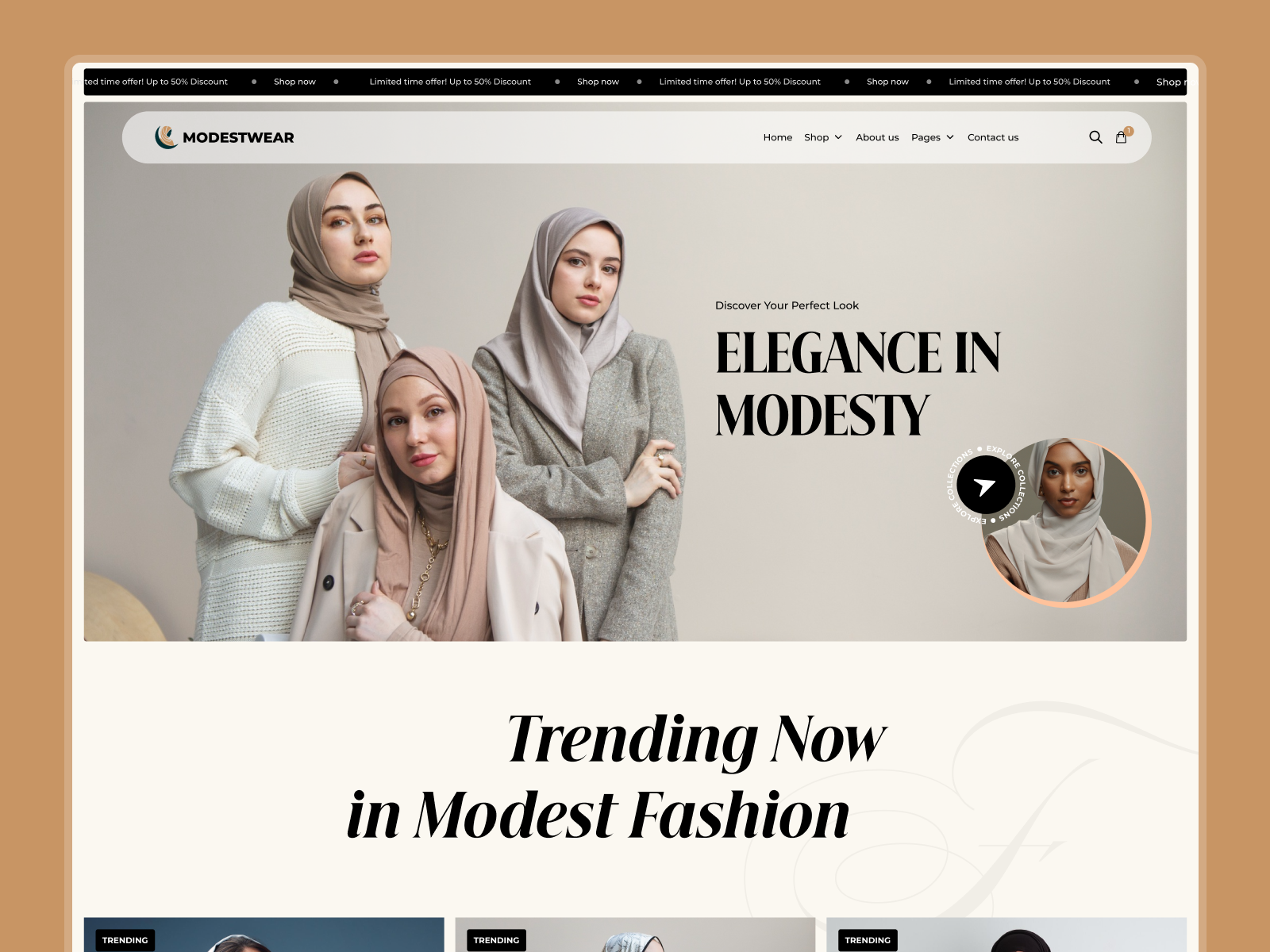 Screenshot 1 of ModestWear