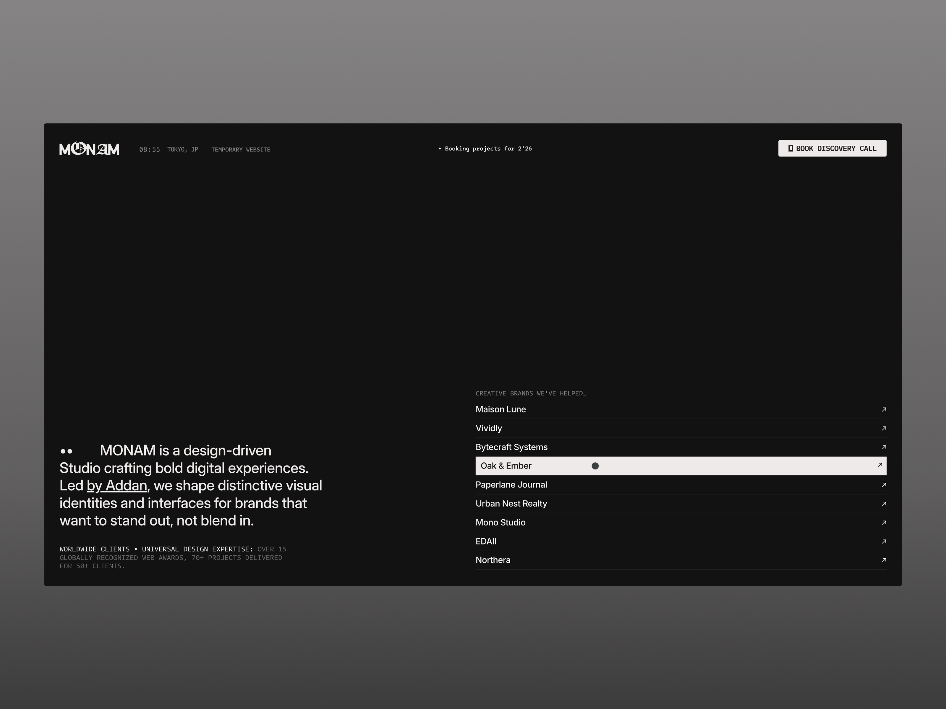 Screenshot 1 of MONAM©