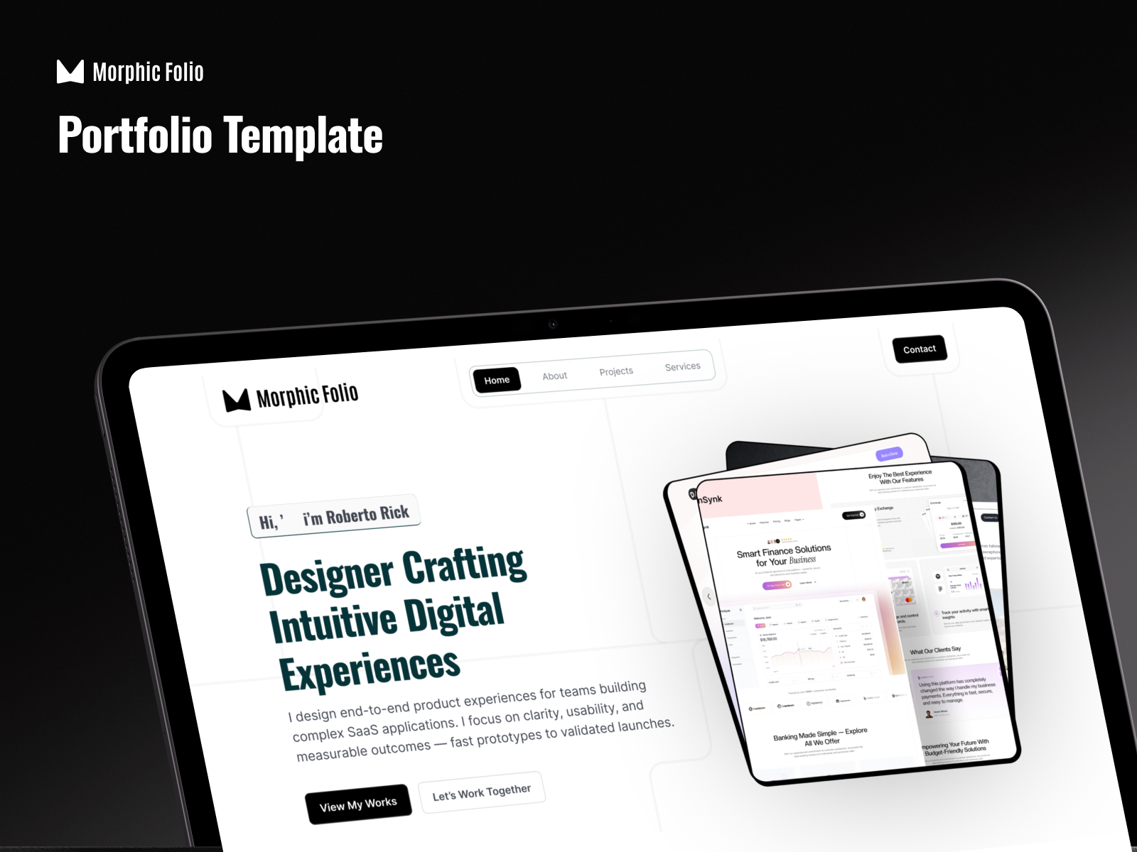Screenshot 1 of Morphicfolio