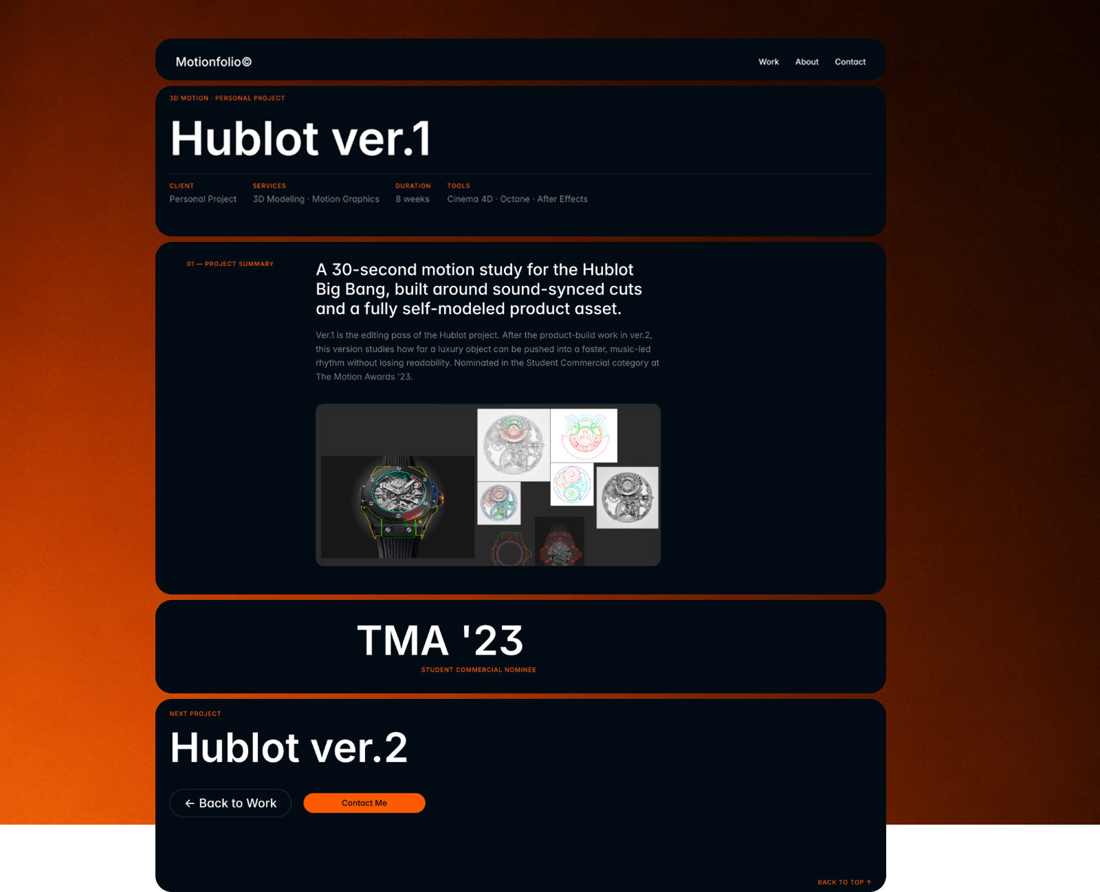Screenshot 2 of Motionfolio©