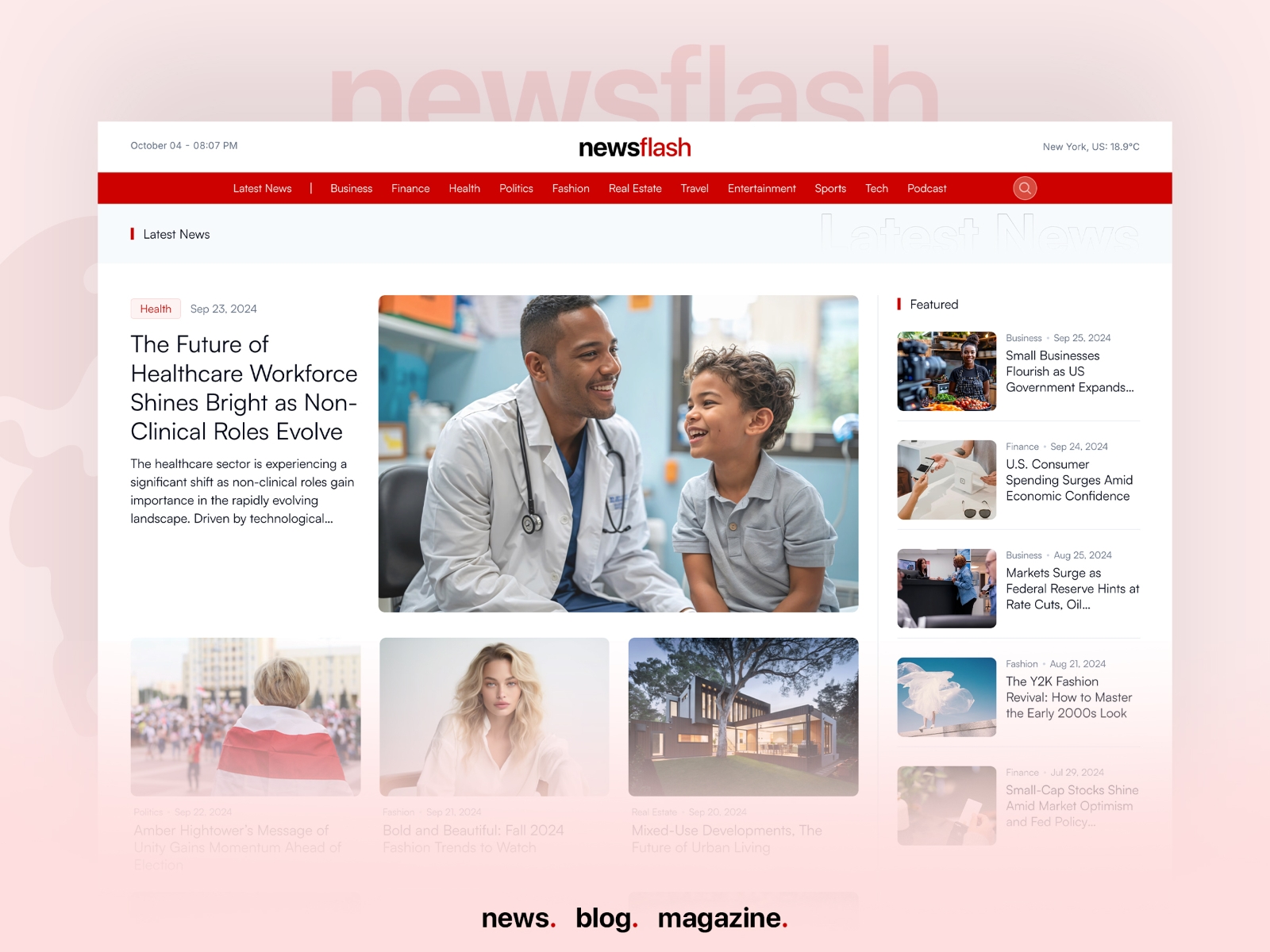 Screenshot 1 of NewsFlash