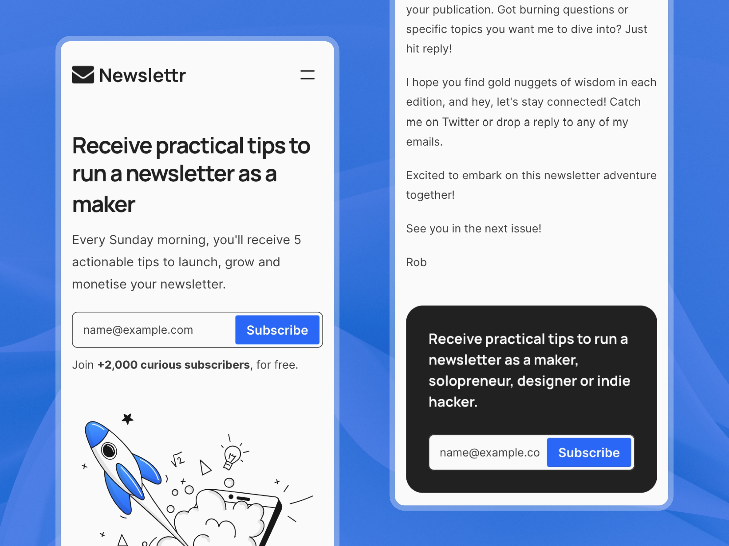 Screenshot 2 of Newslettr