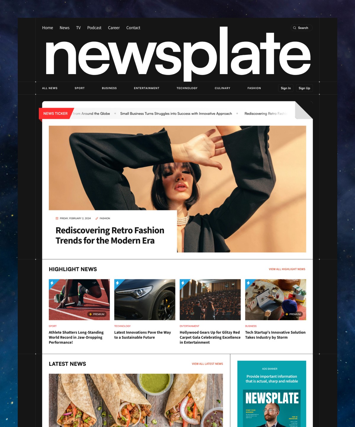 Screenshot 1 of Newsplate