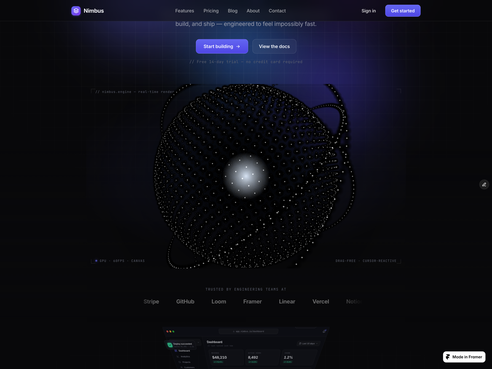 Screenshot 1 of Nimbus Studio
