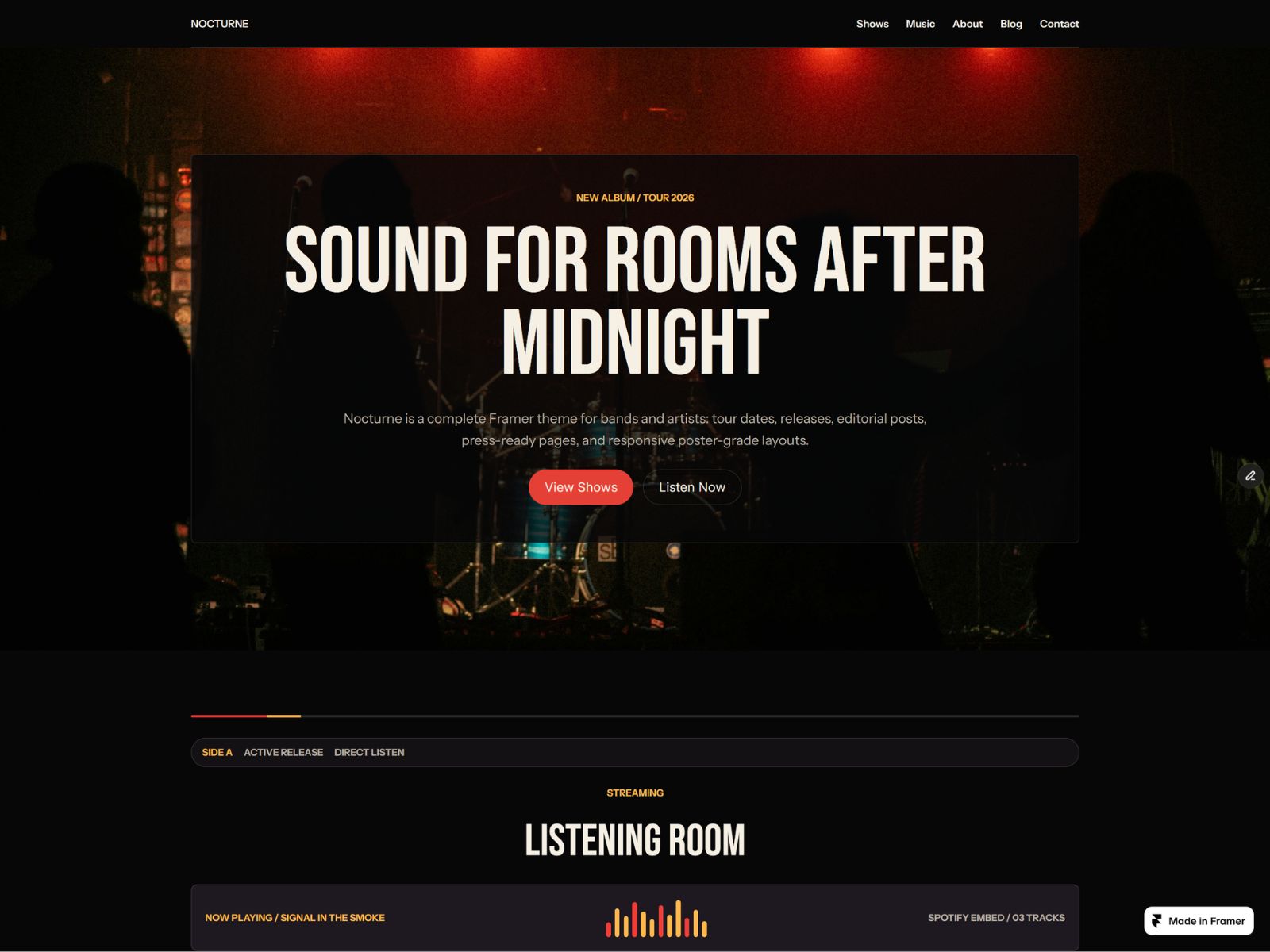 Screenshot 1 of NocturneMusic