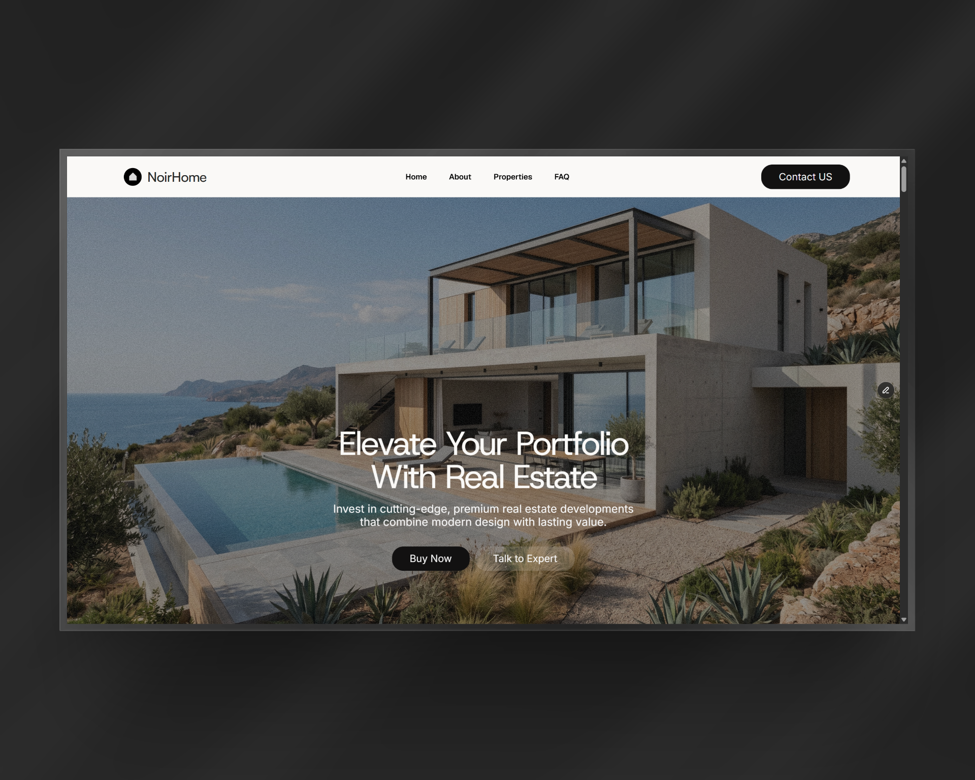 Screenshot 1 of NoirHomes