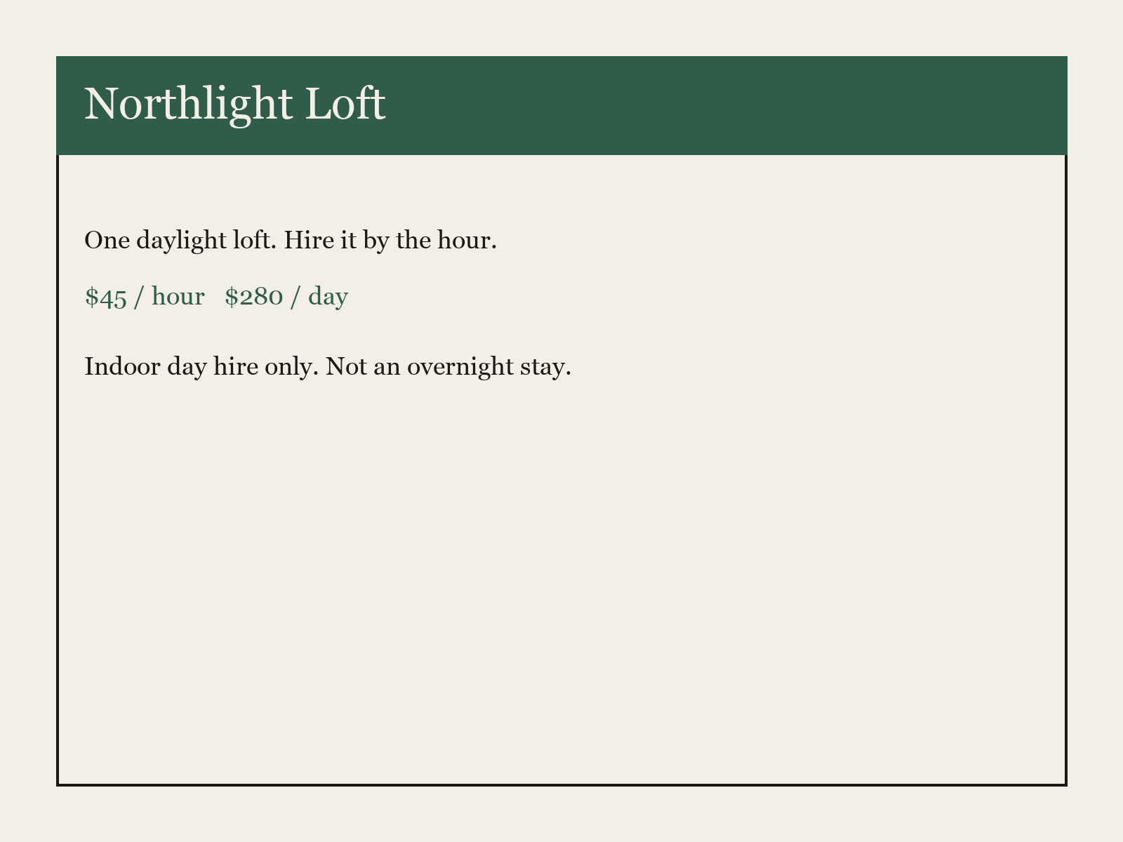 Screenshot 1 of Northlight Loft