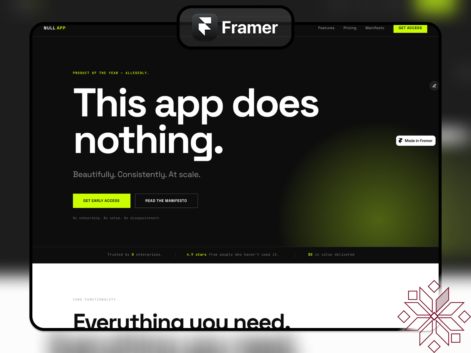 Screenshot 1 of Null App