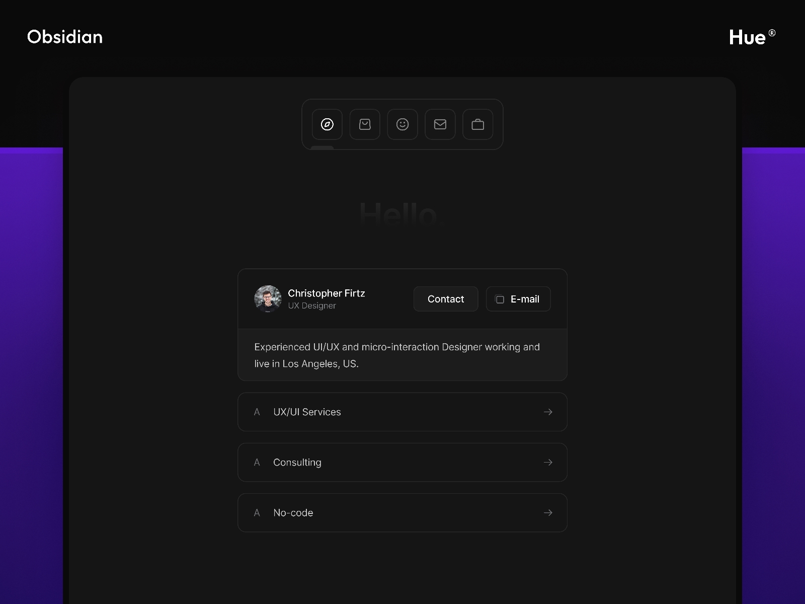 Screenshot 1 of Obsidian