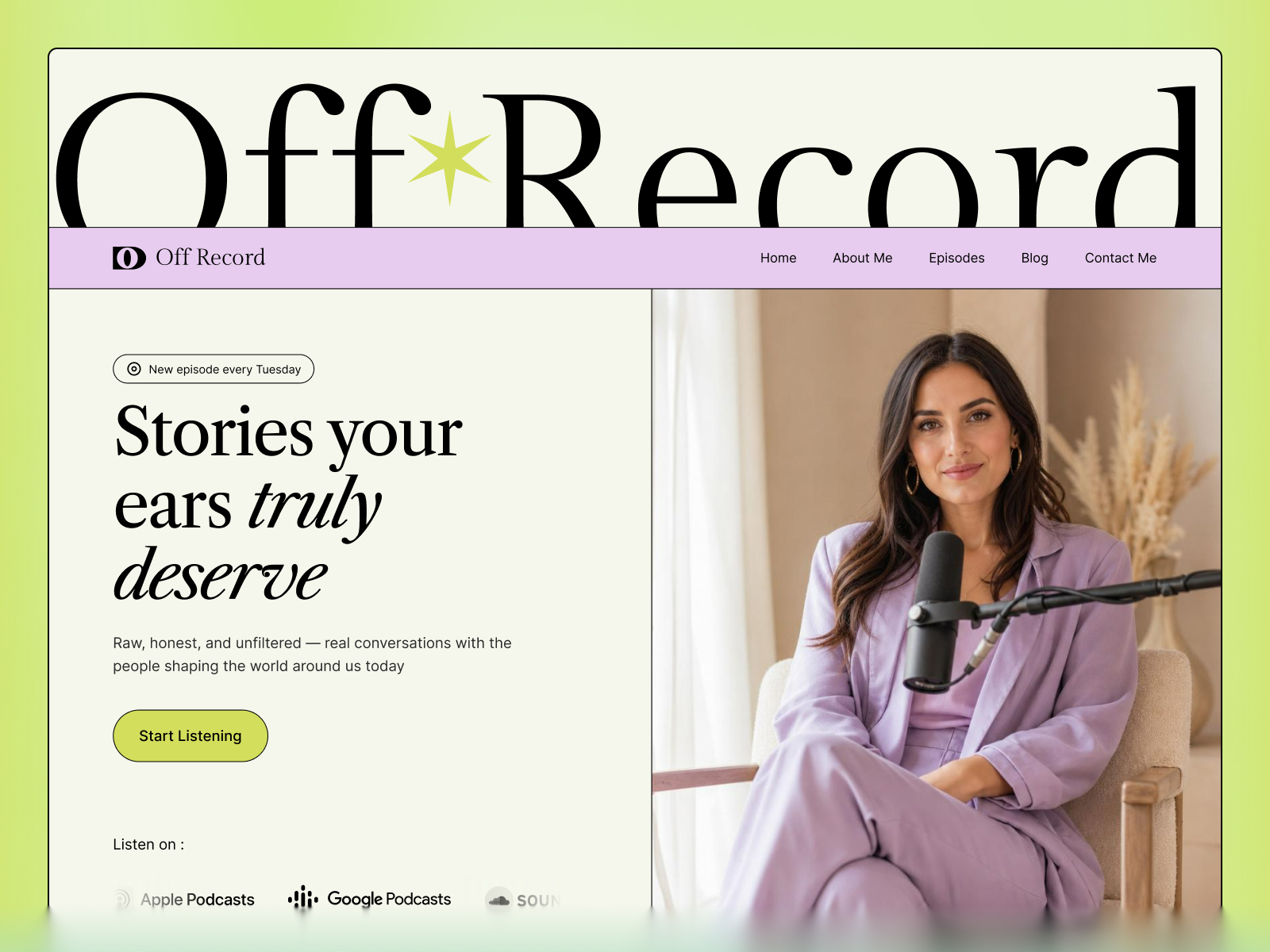 Screenshot 1 of Off Record