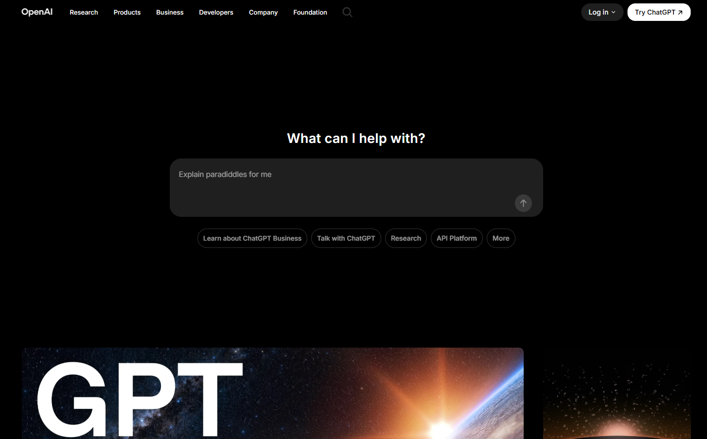 Screenshot 1 of OpenAI Reimagined