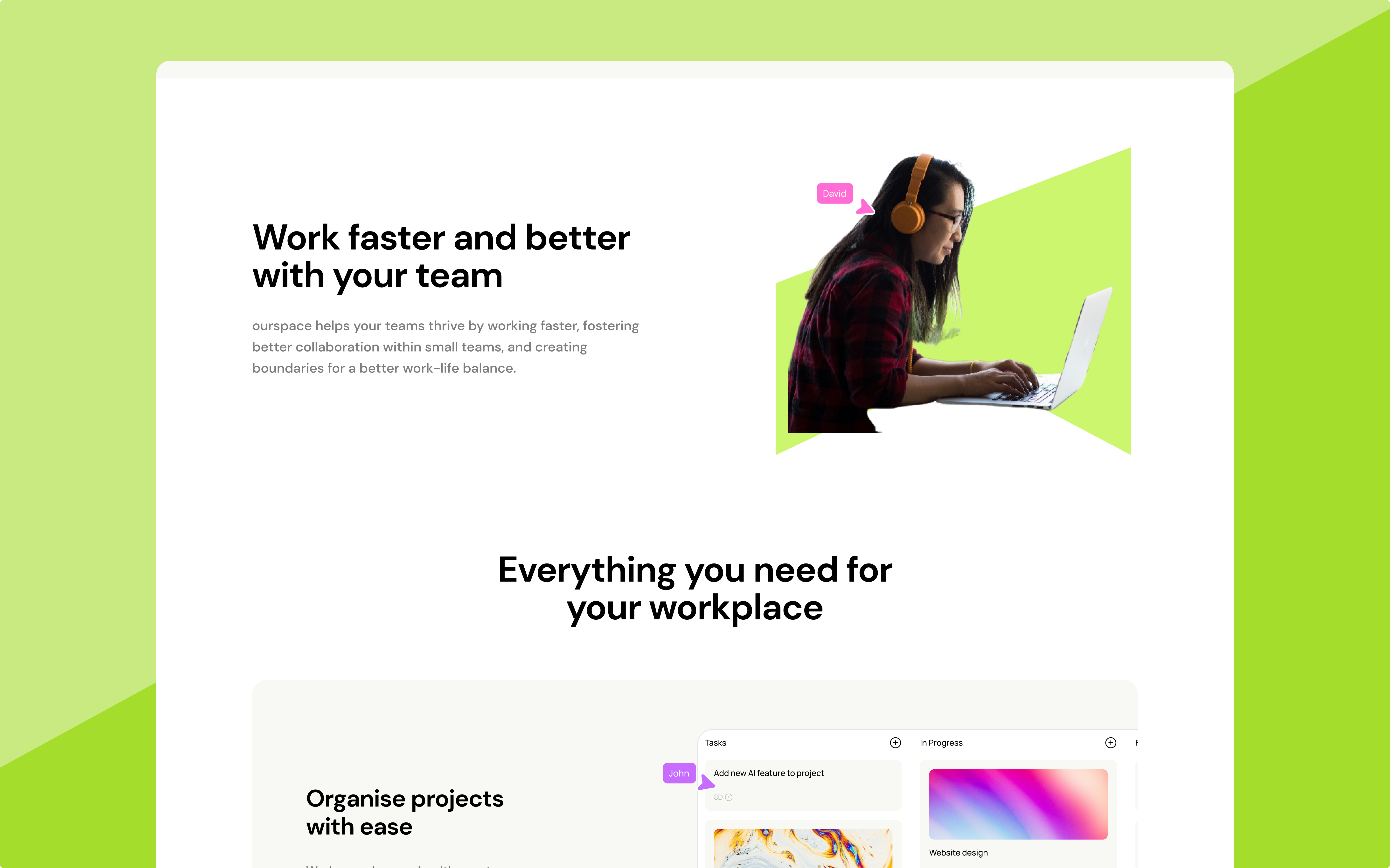 Screenshot 2 of OurSpace