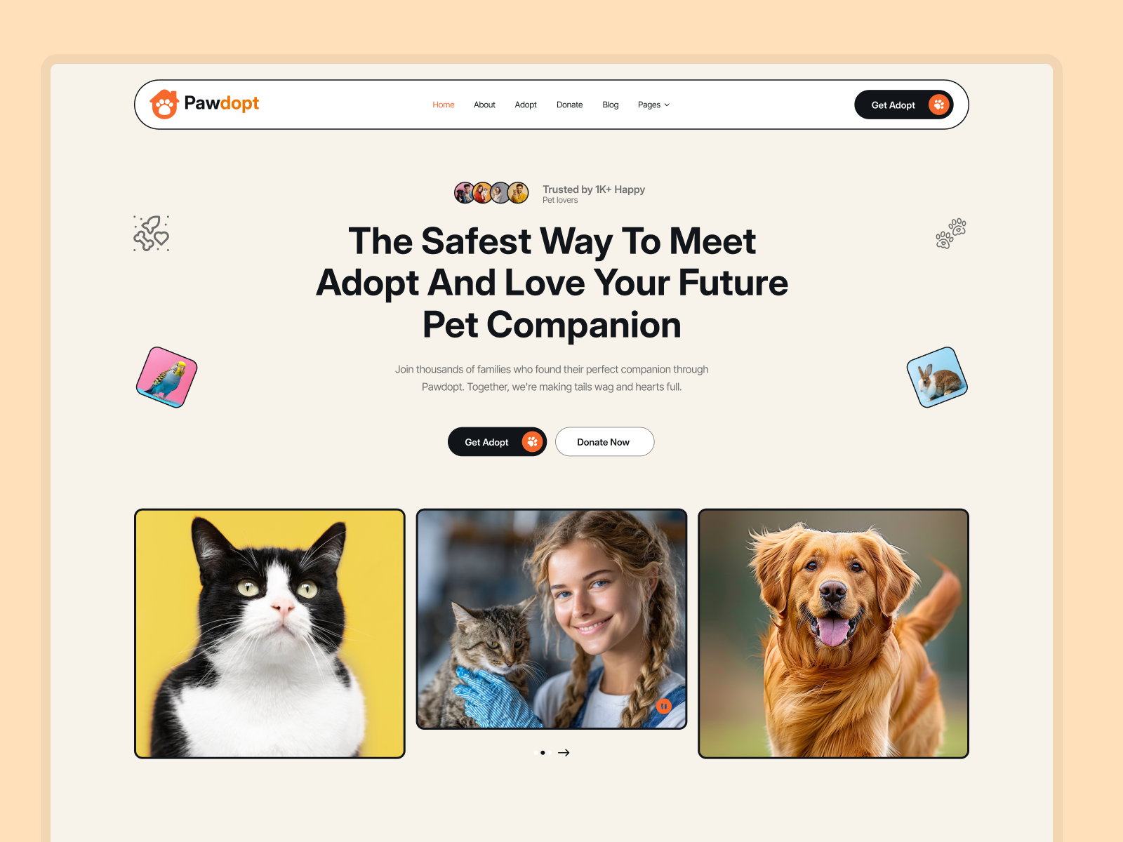 Screenshot 1 of Pawdopt
