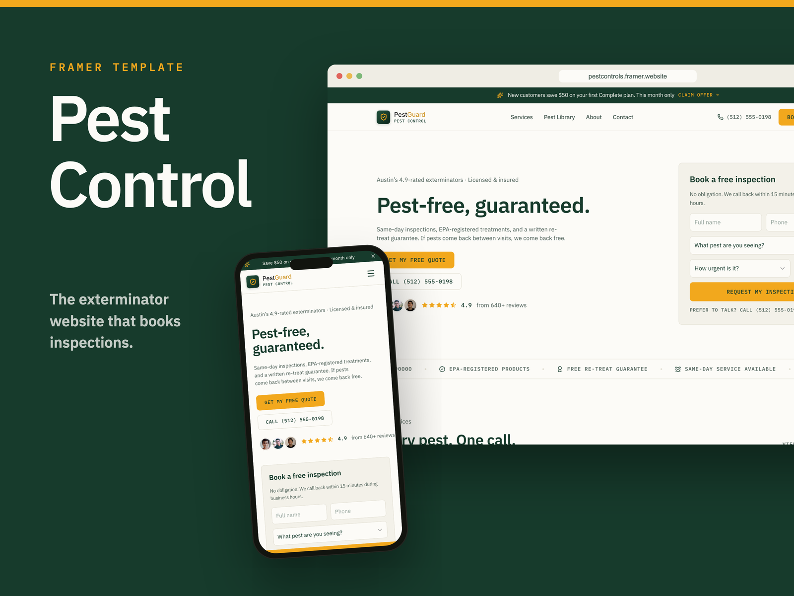 Screenshot 1 of Pest Control