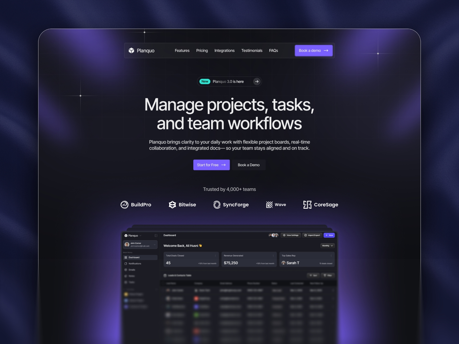 Screenshot 1 of Planquo