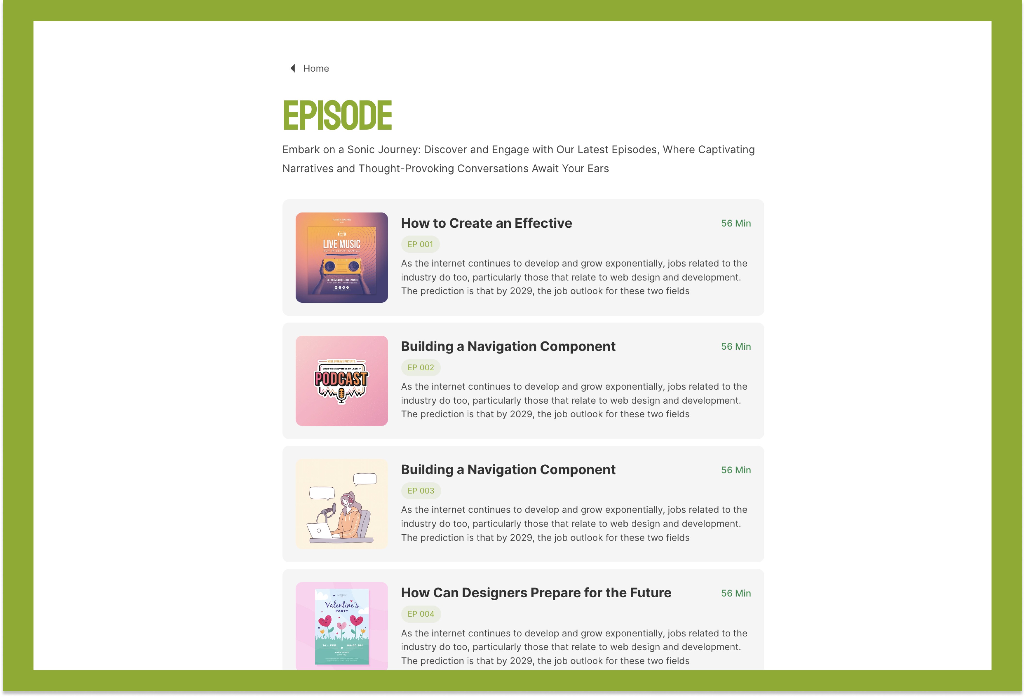 Screenshot 4 of PodcastEcho