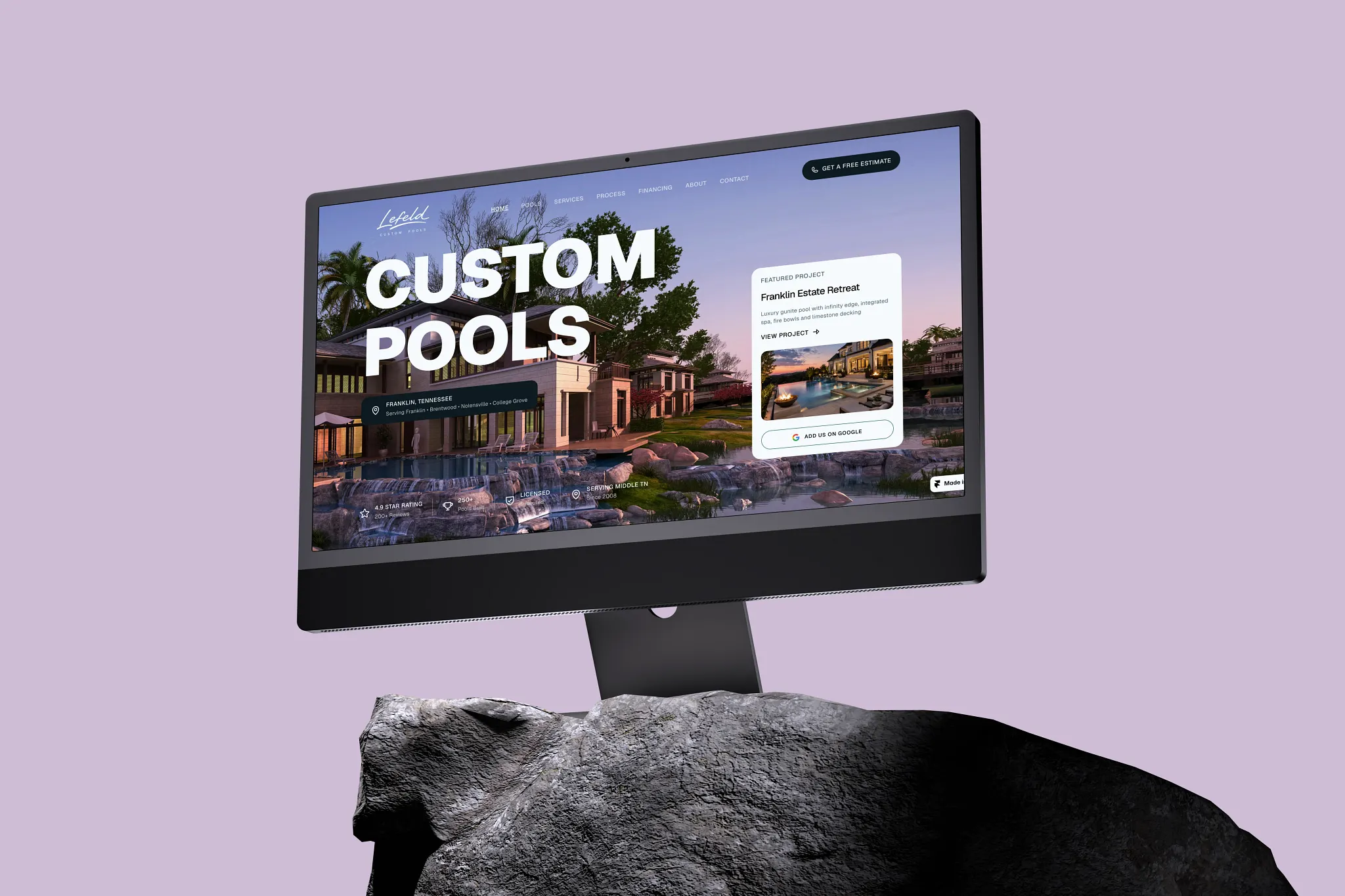 Screenshot 1 of Pool Builder