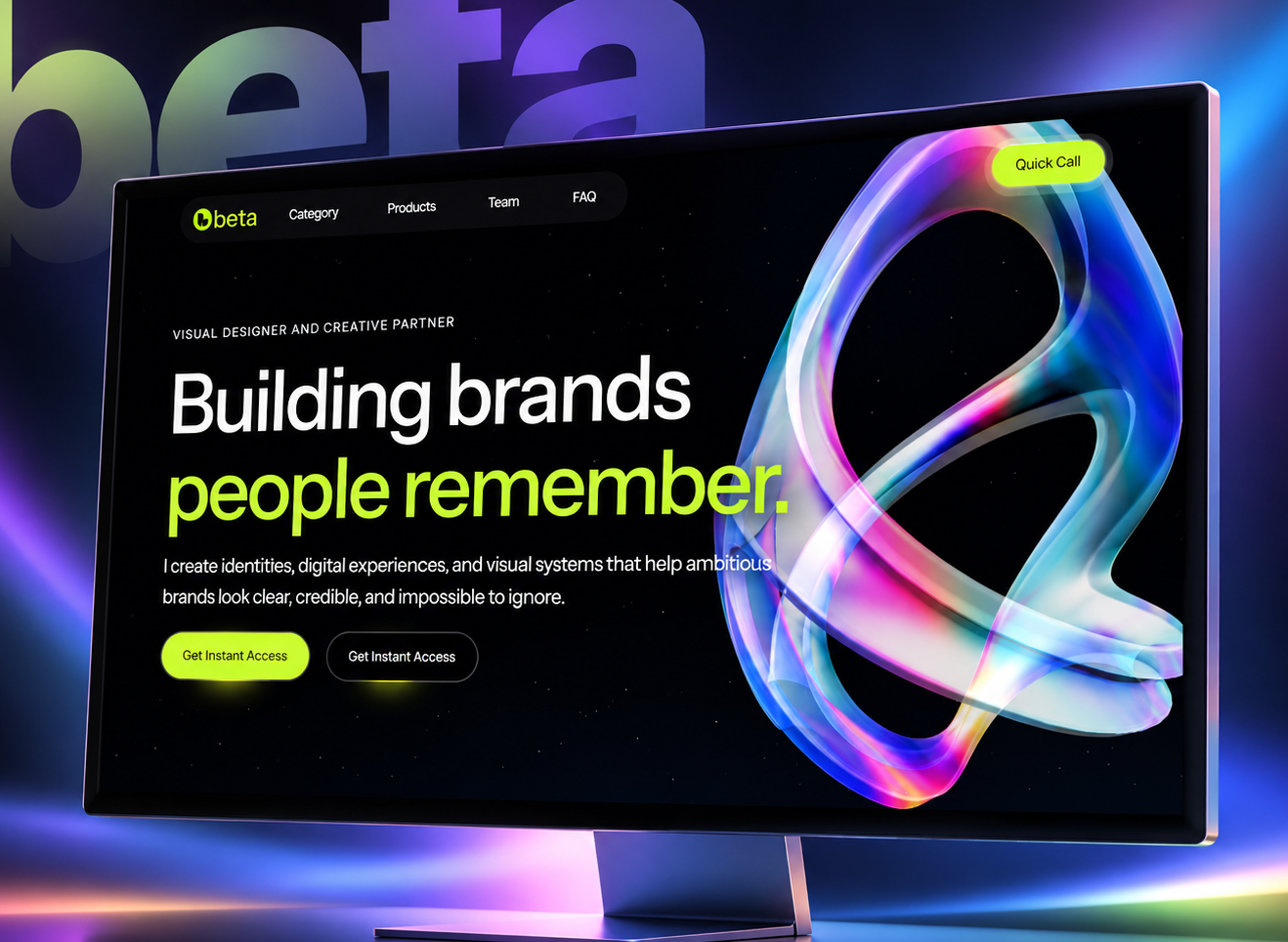 Screenshot 1 of PortfolioBeta