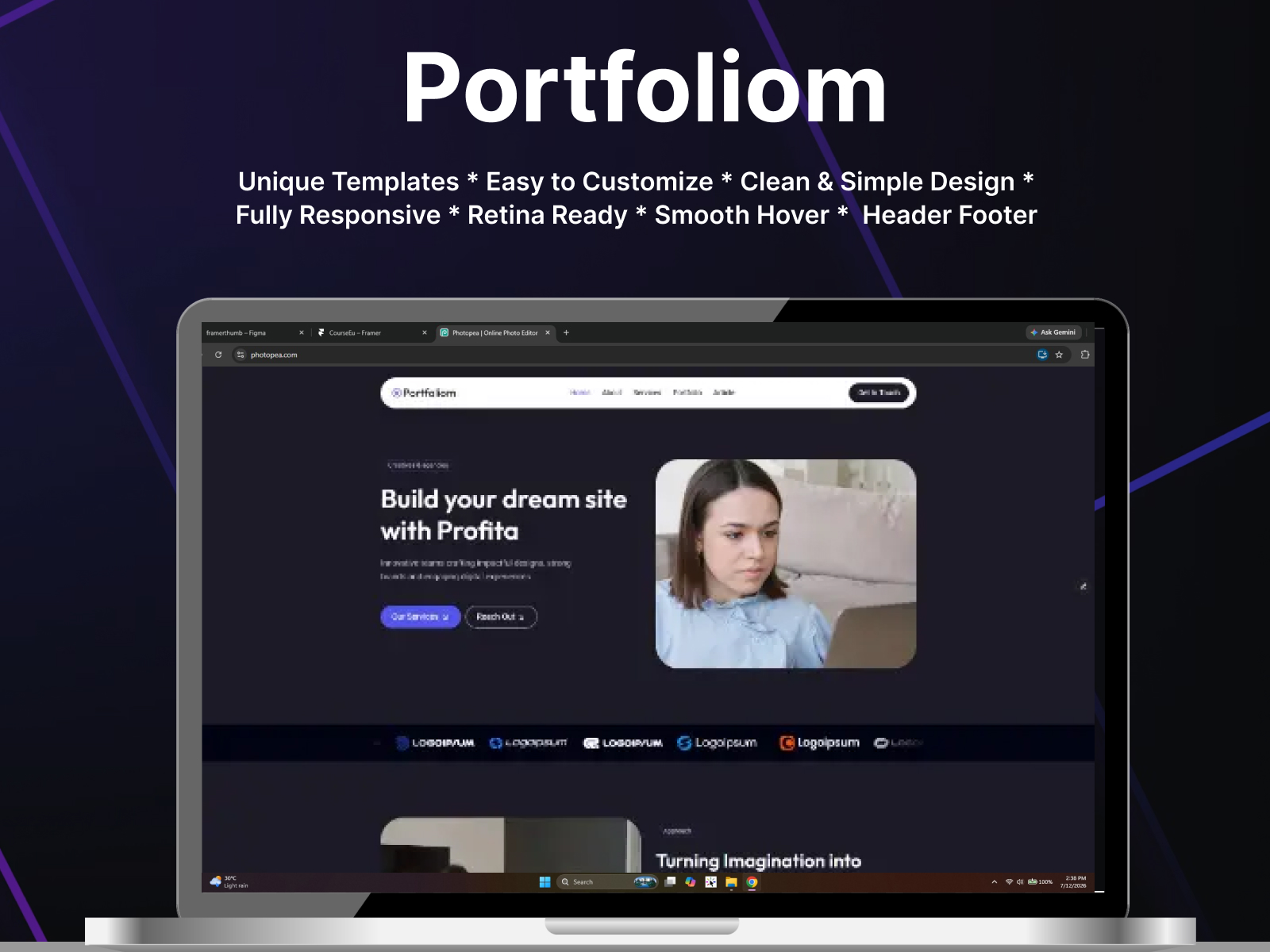 Screenshot 1 of Portfoliom