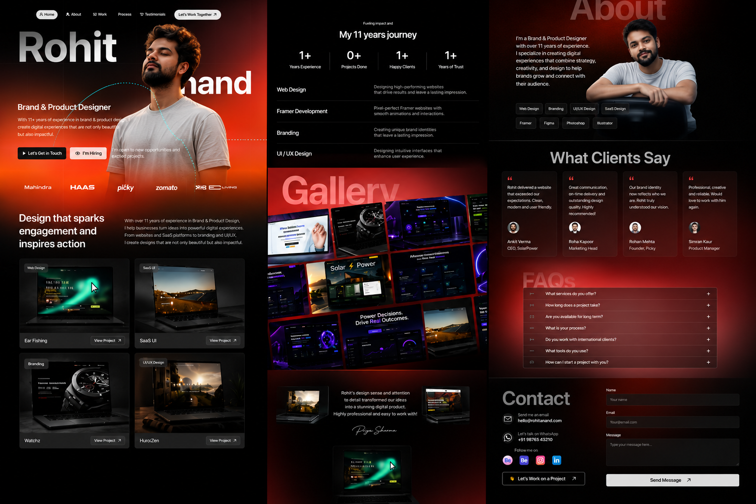 Screenshot 1 of PortfolioNine