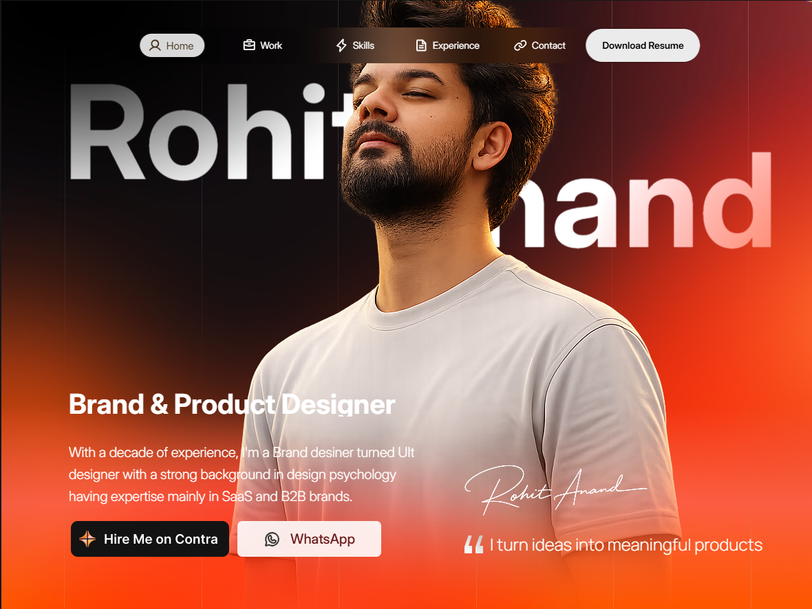 Screenshot 2 of PortfolioNine