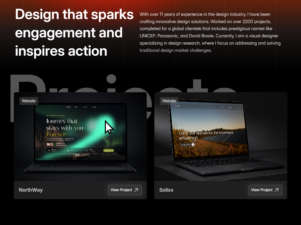 Screenshot 4 of PortfolioNine