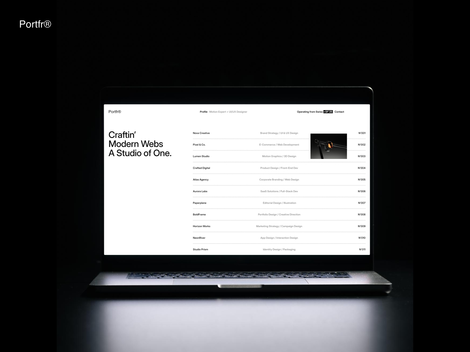 Screenshot 1 of Portfr