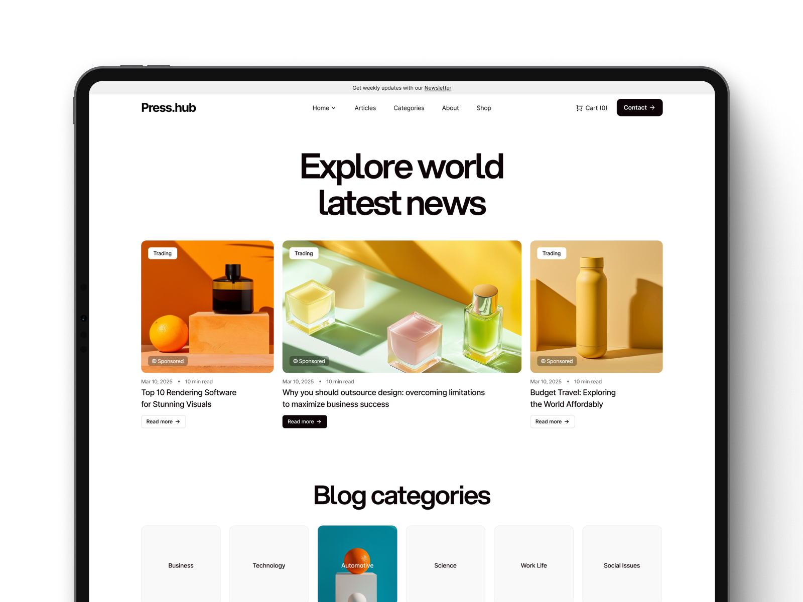 Screenshot 1 of Press.hub