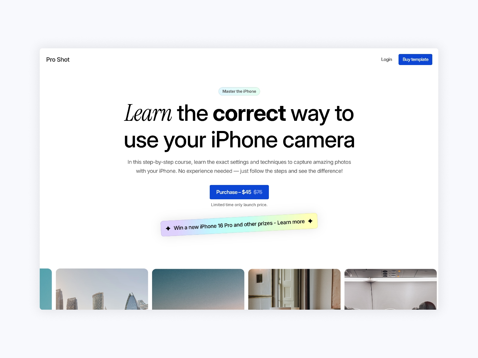 Screenshot 1 of Pro Shot