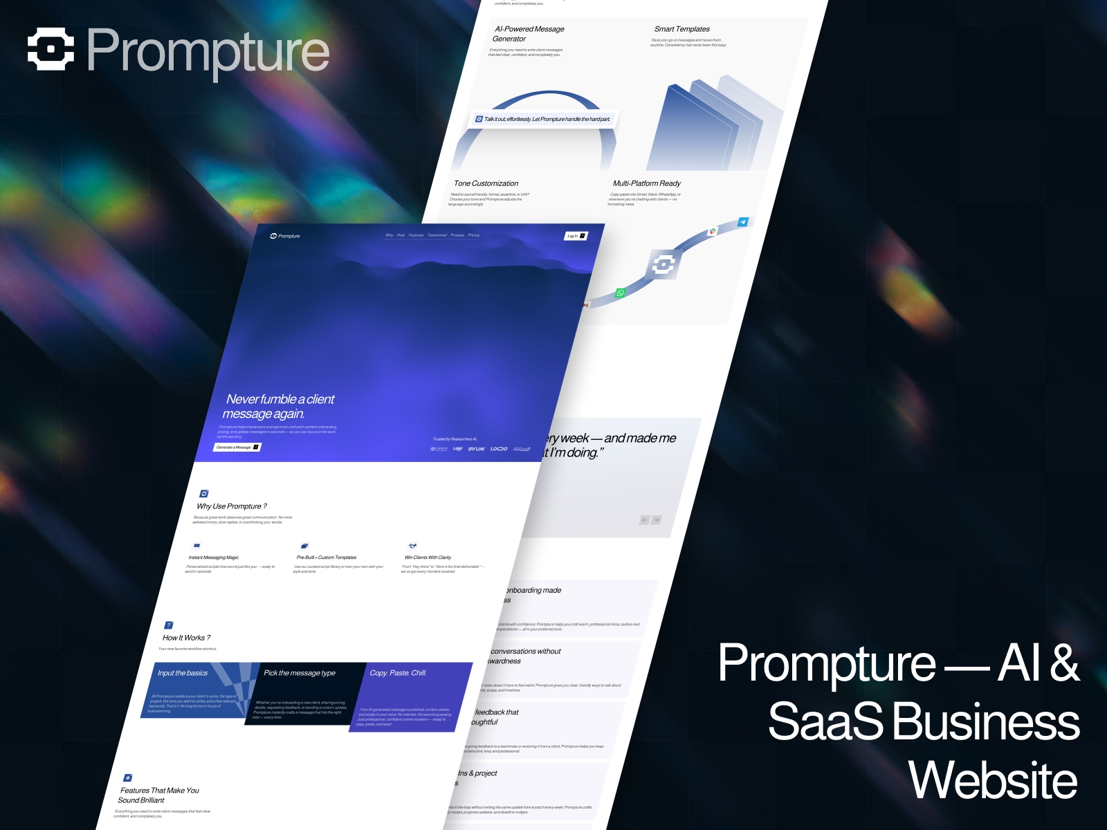 Screenshot 1 of Prompture