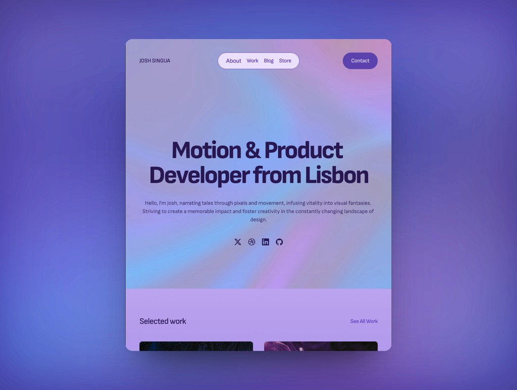Screenshot 1 of Purple Designer