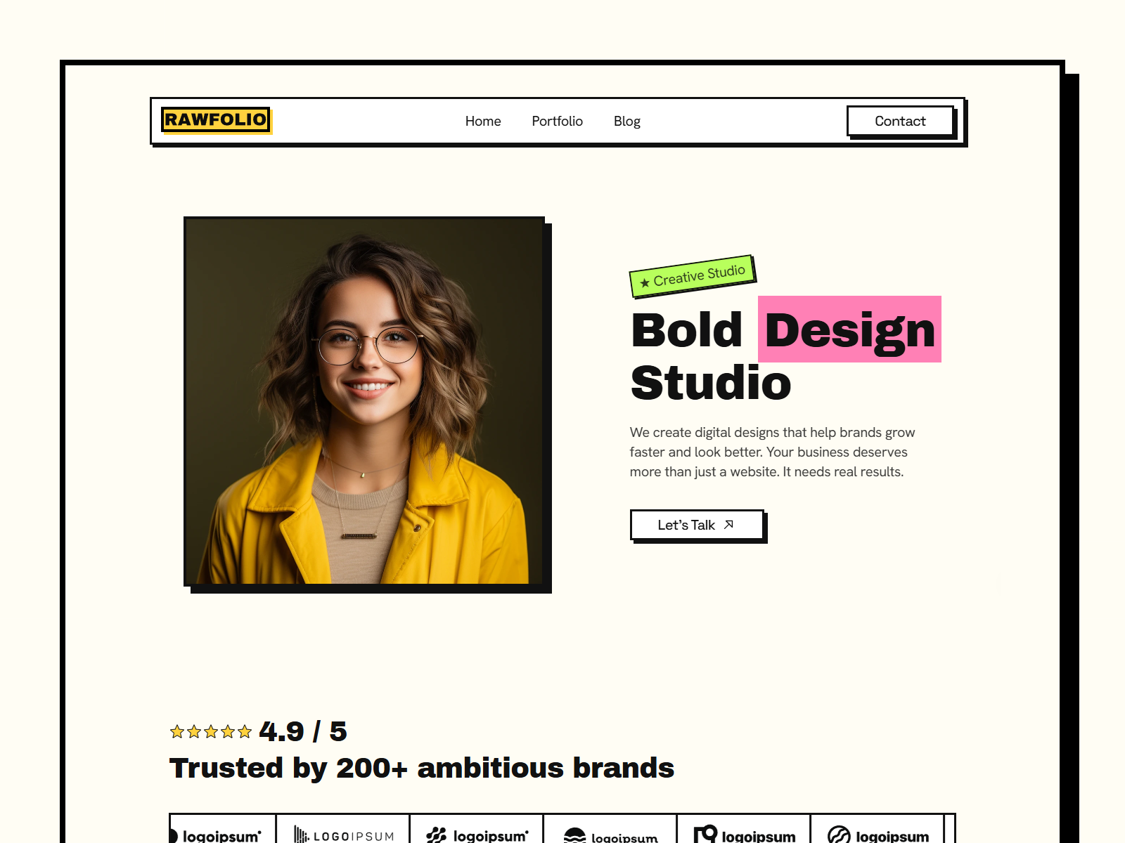Screenshot 1 of RawFolio