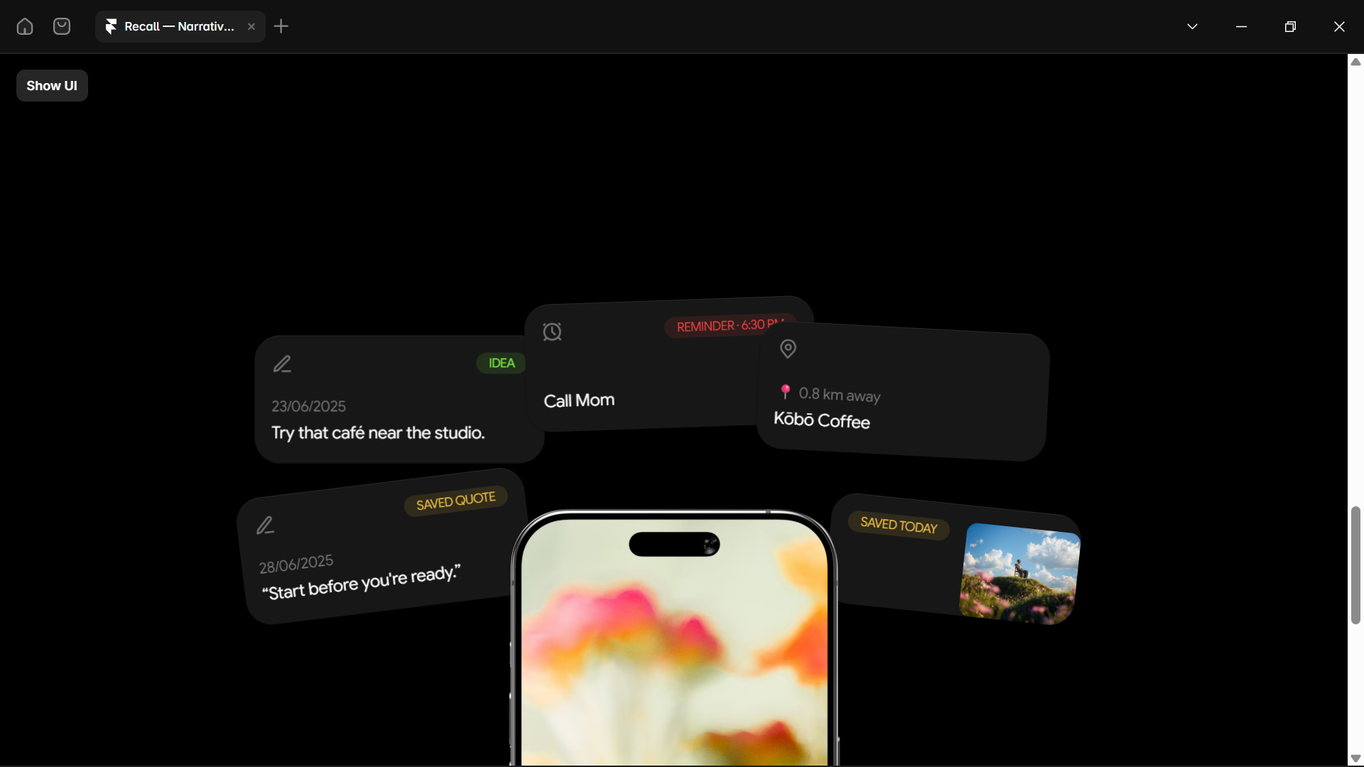 Screenshot 2 of Recall