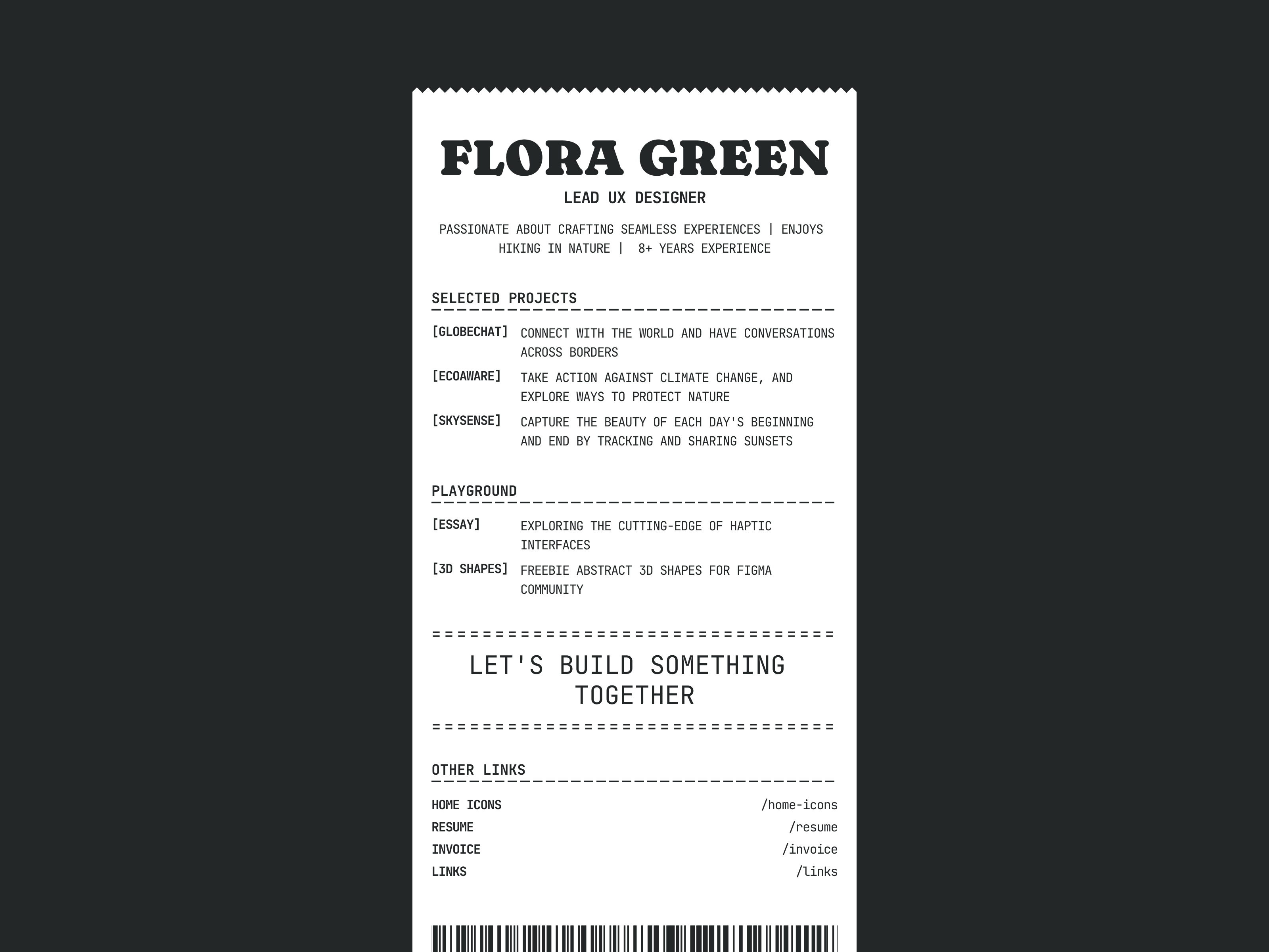 Screenshot 1 of Receipt