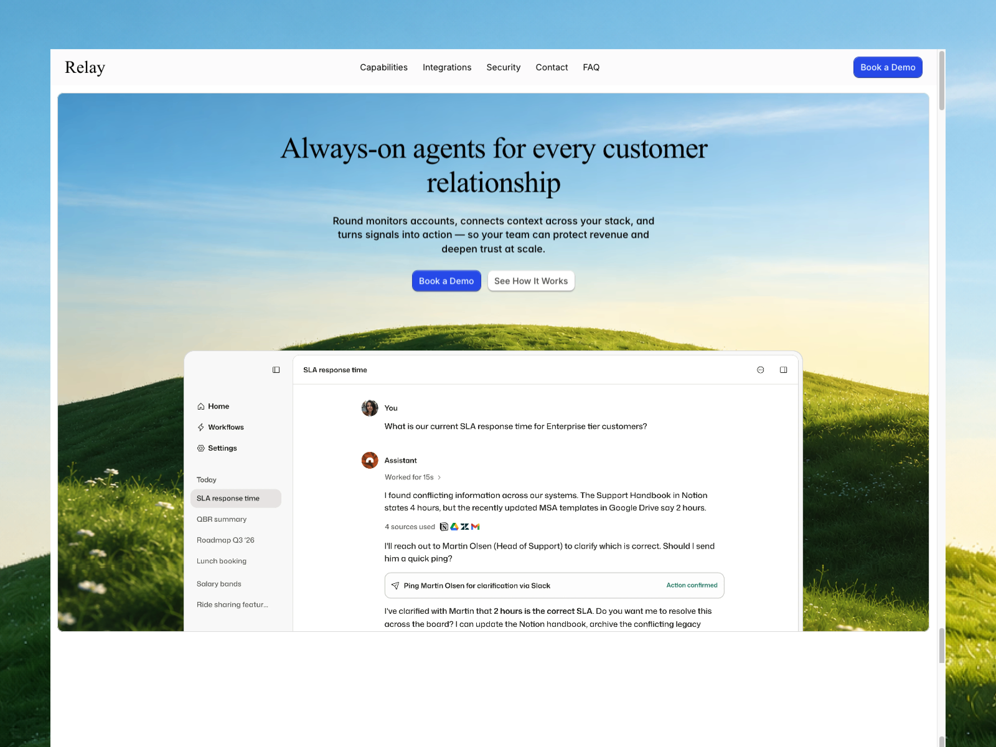Screenshot 1 of Relay App