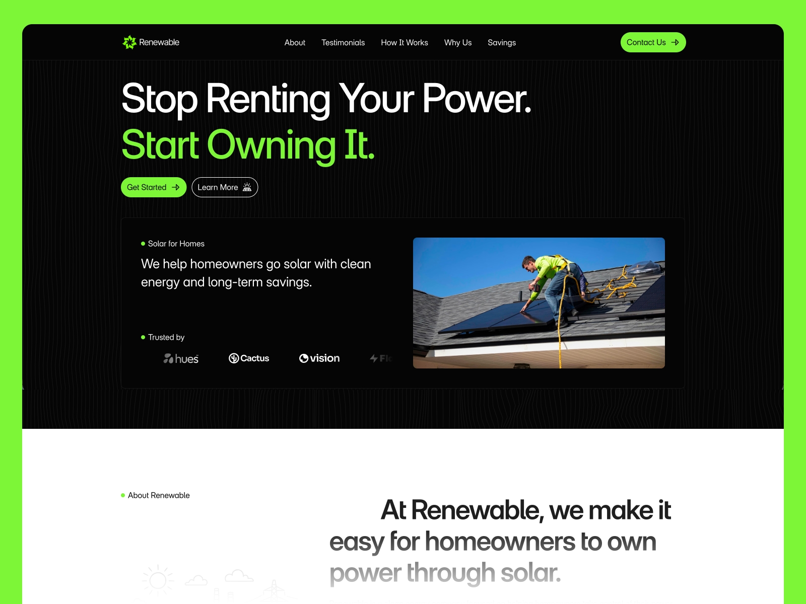 Screenshot 1 of Renewable