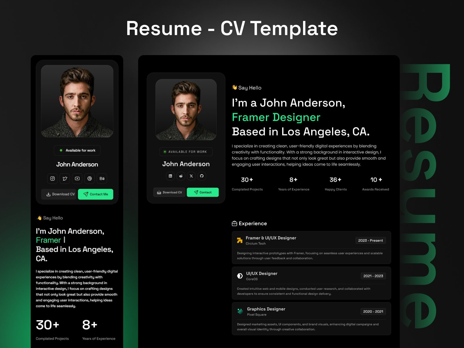Screenshot 1 of ResuMate