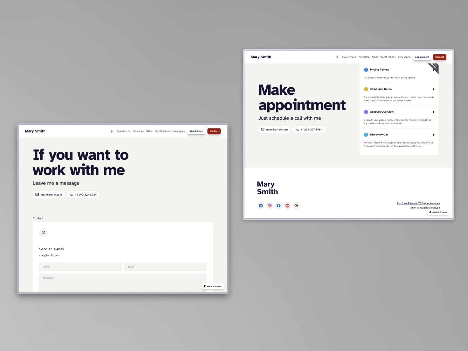 Screenshot 4 of Resume CV