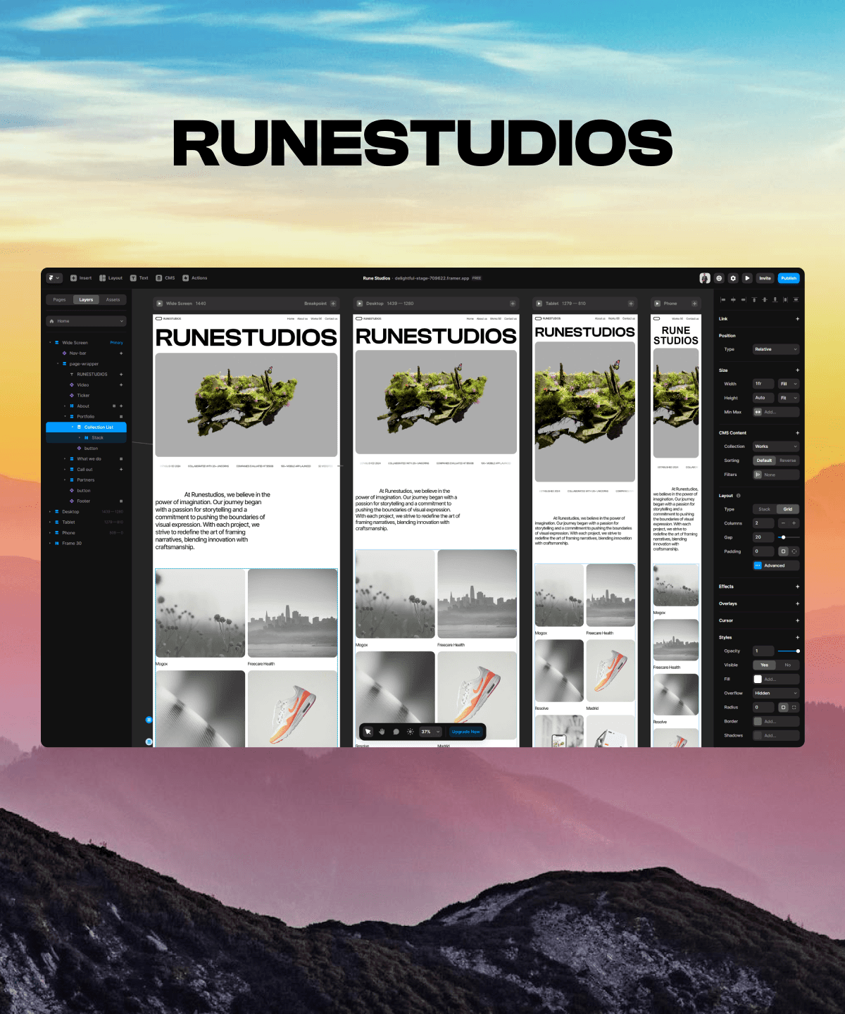 Screenshot 1 of RuneStudios
