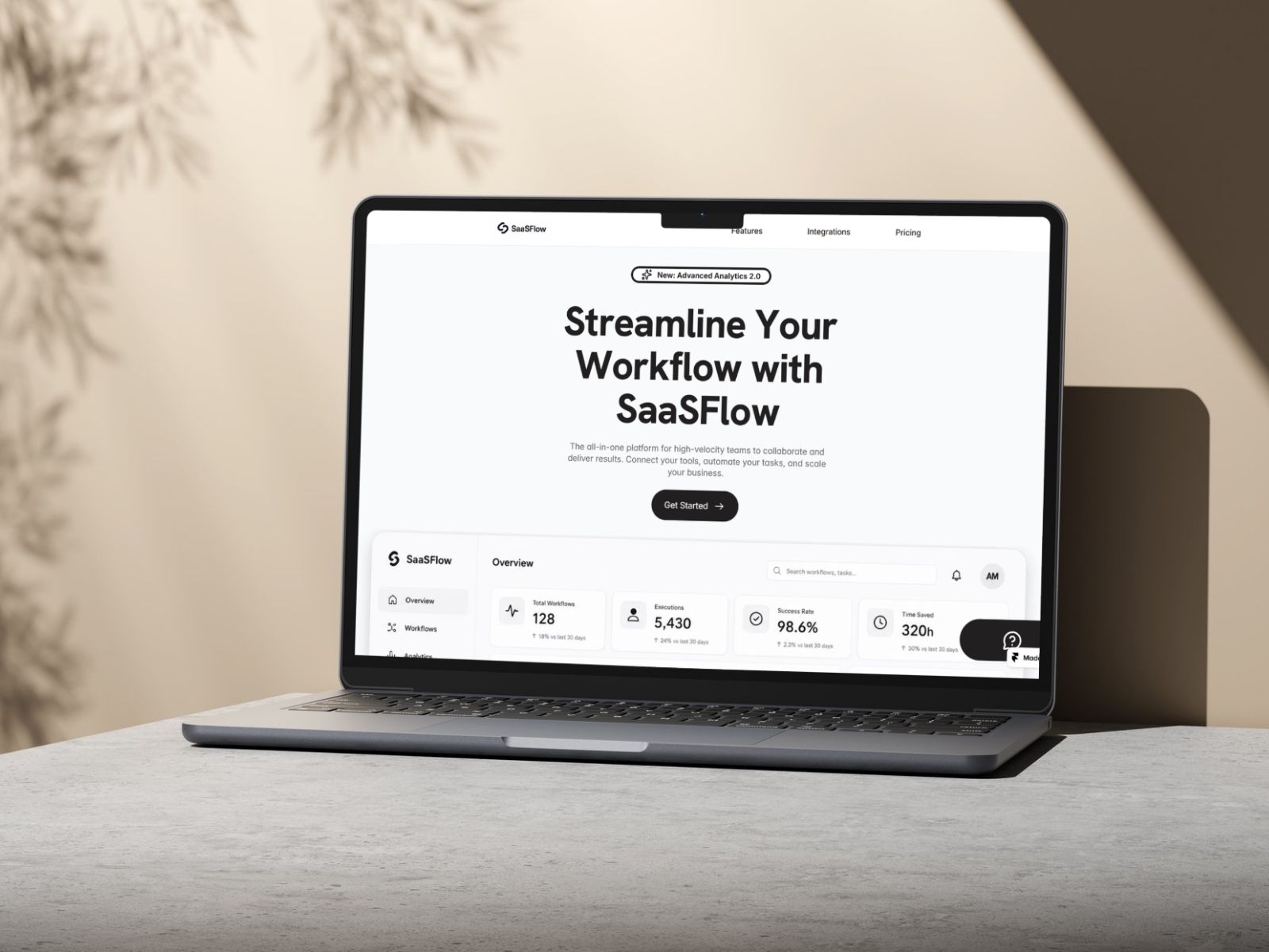 Screenshot 1 of SaasFlow