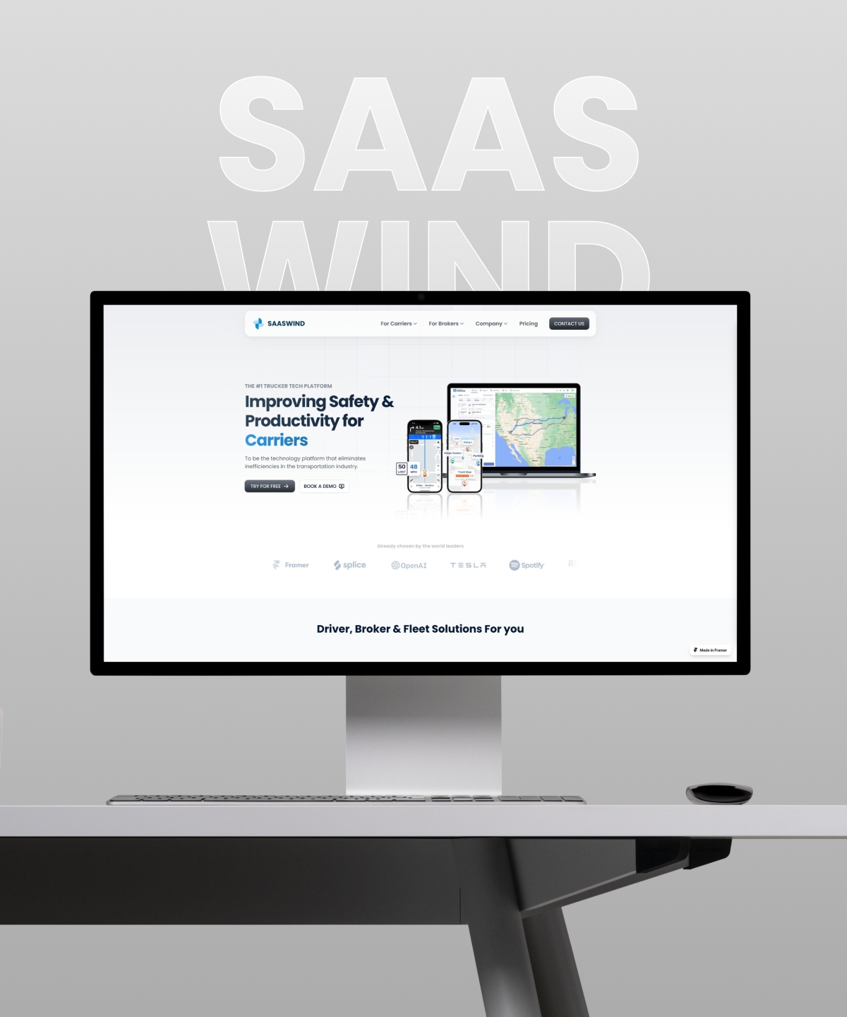 Screenshot 1 of SaaS Wind